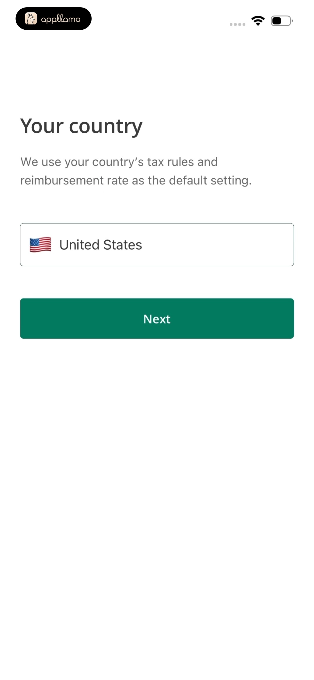 Country Selection