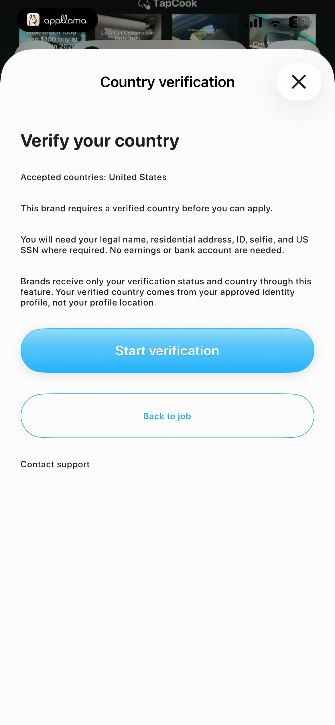 Country Verification