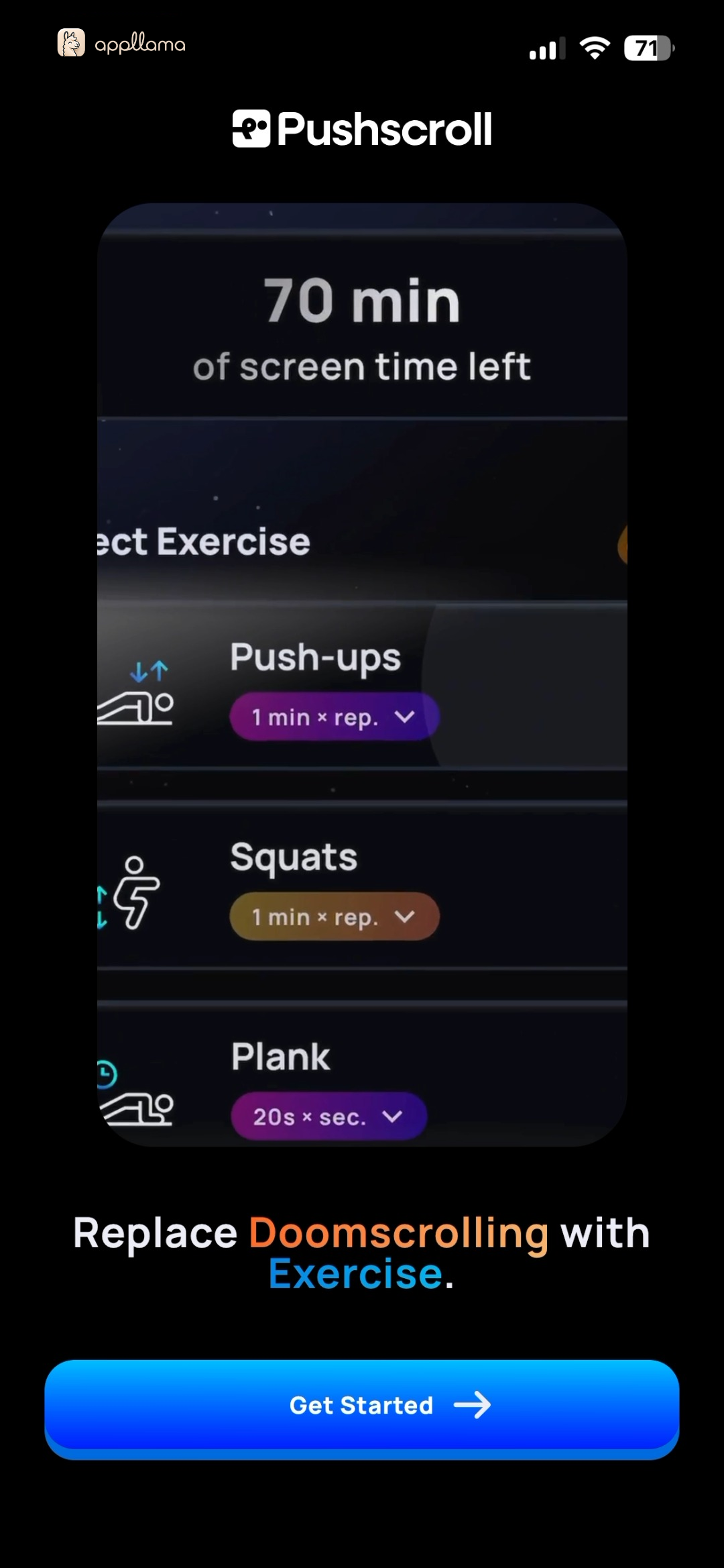 Exercise List