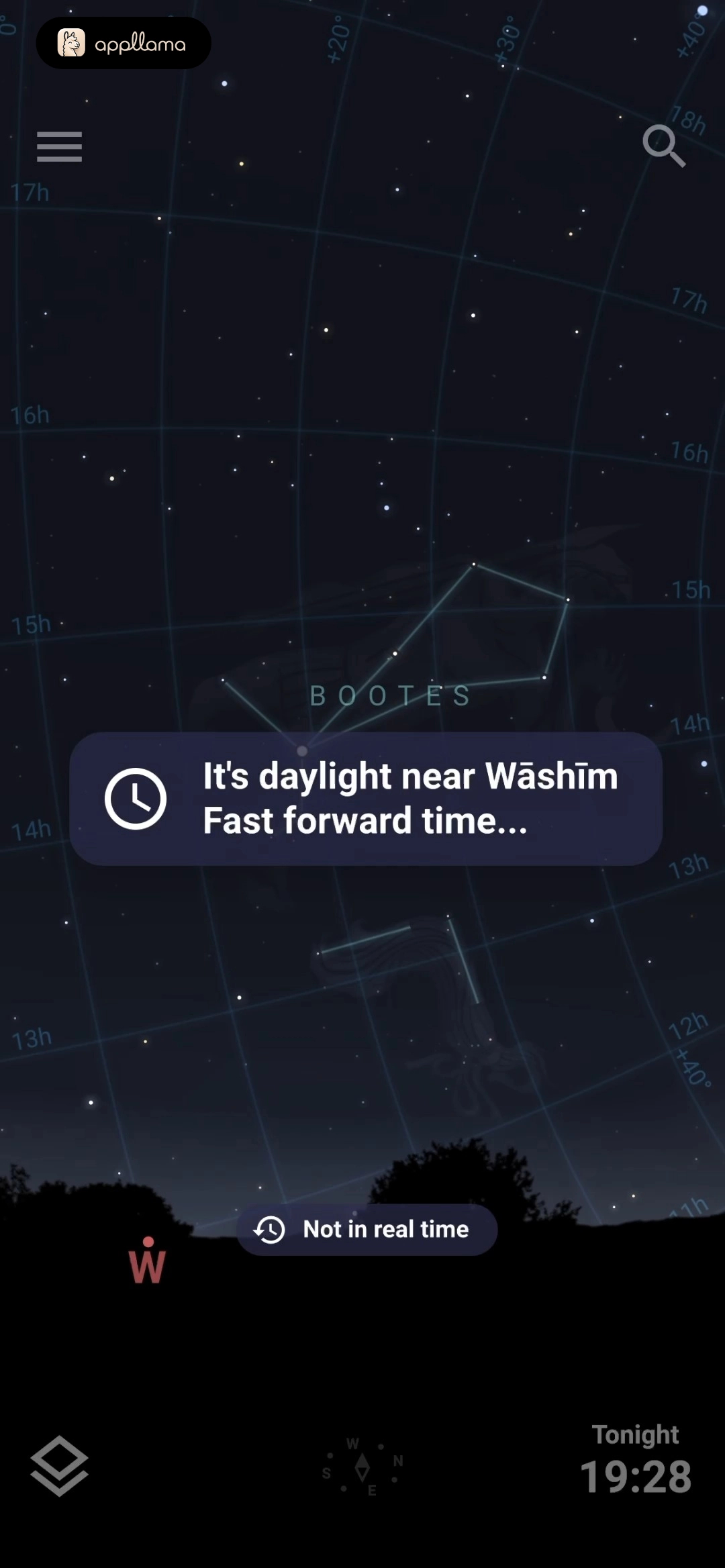 Night Sky Map