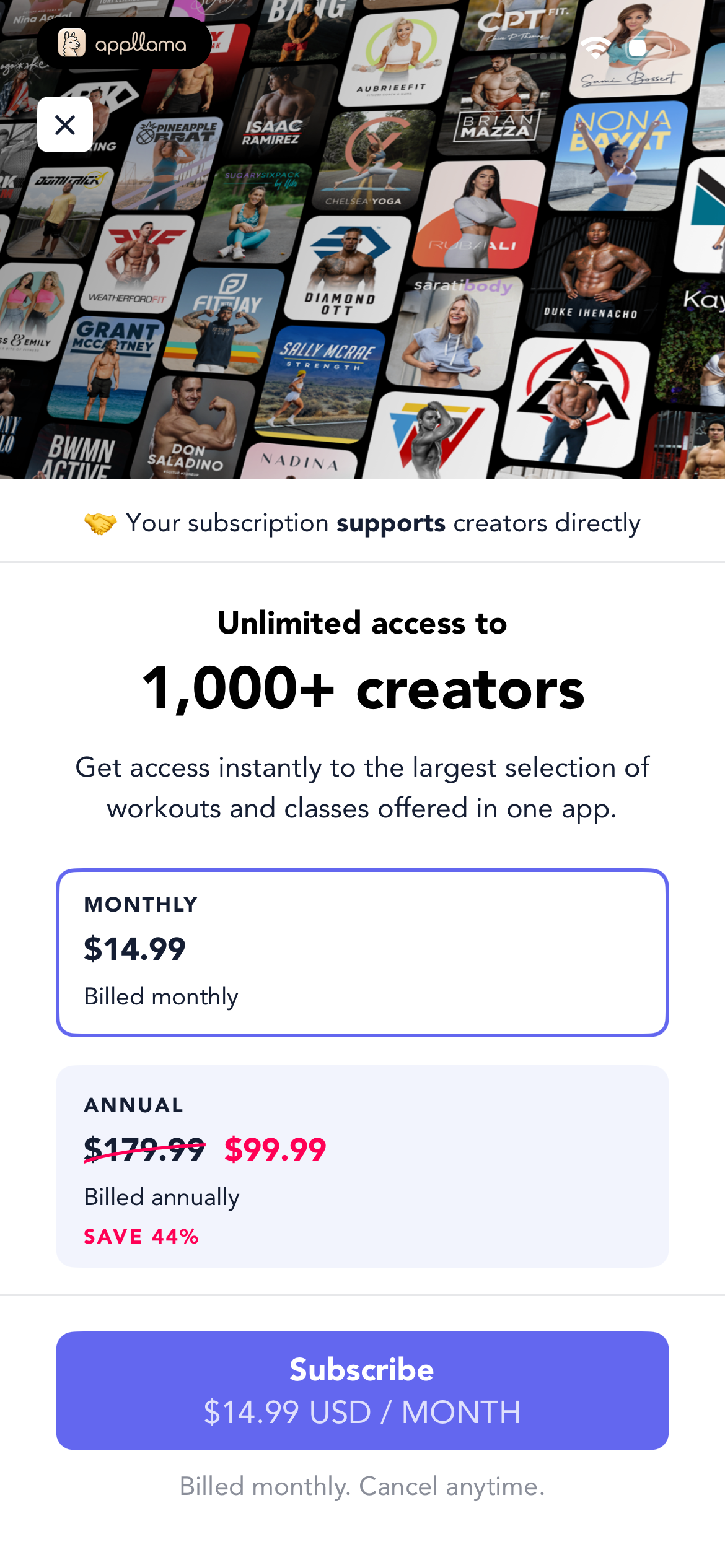 Subscription Plans