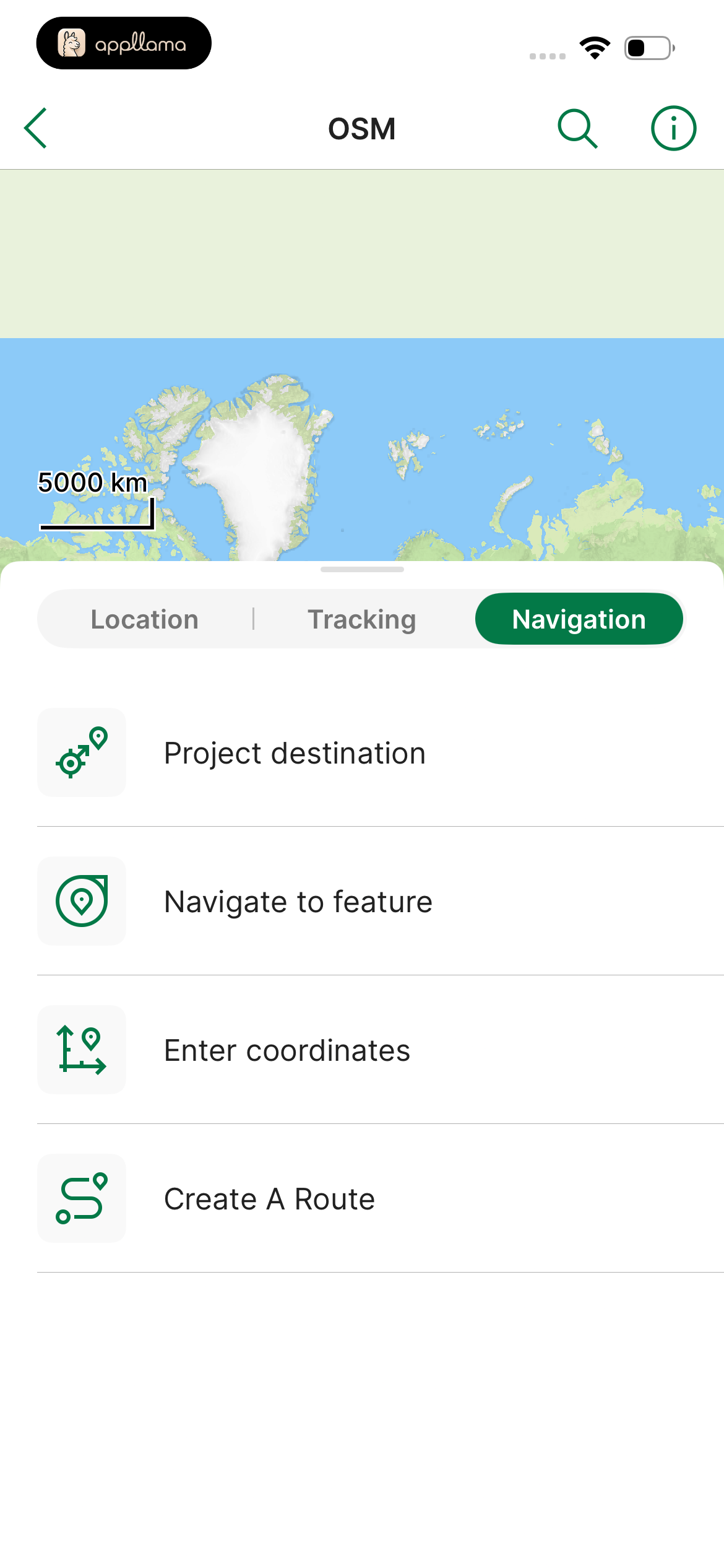 Navigate Menu