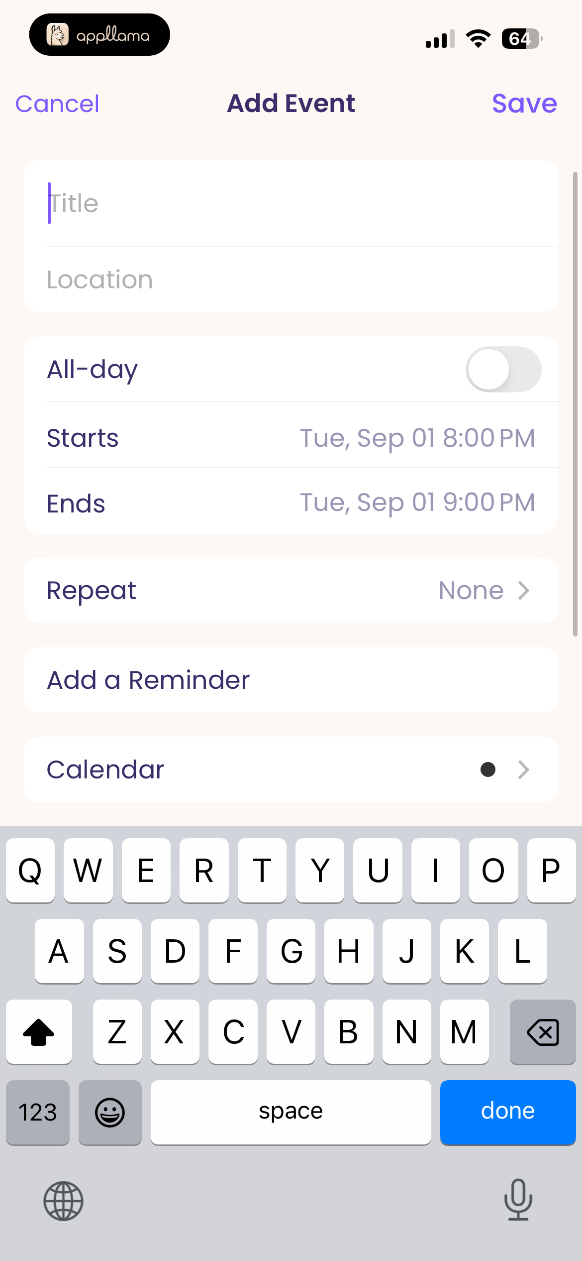 Add Event