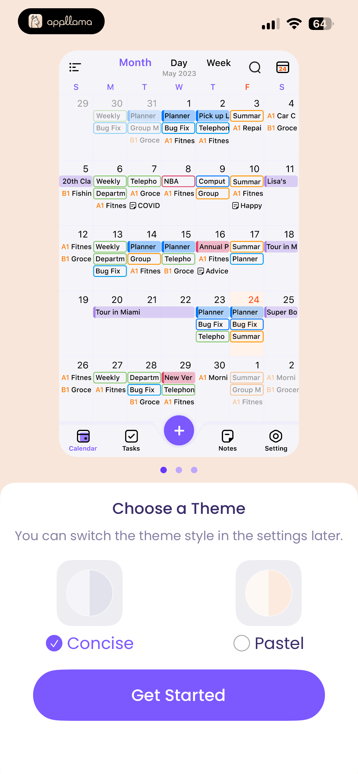 Theme Selection