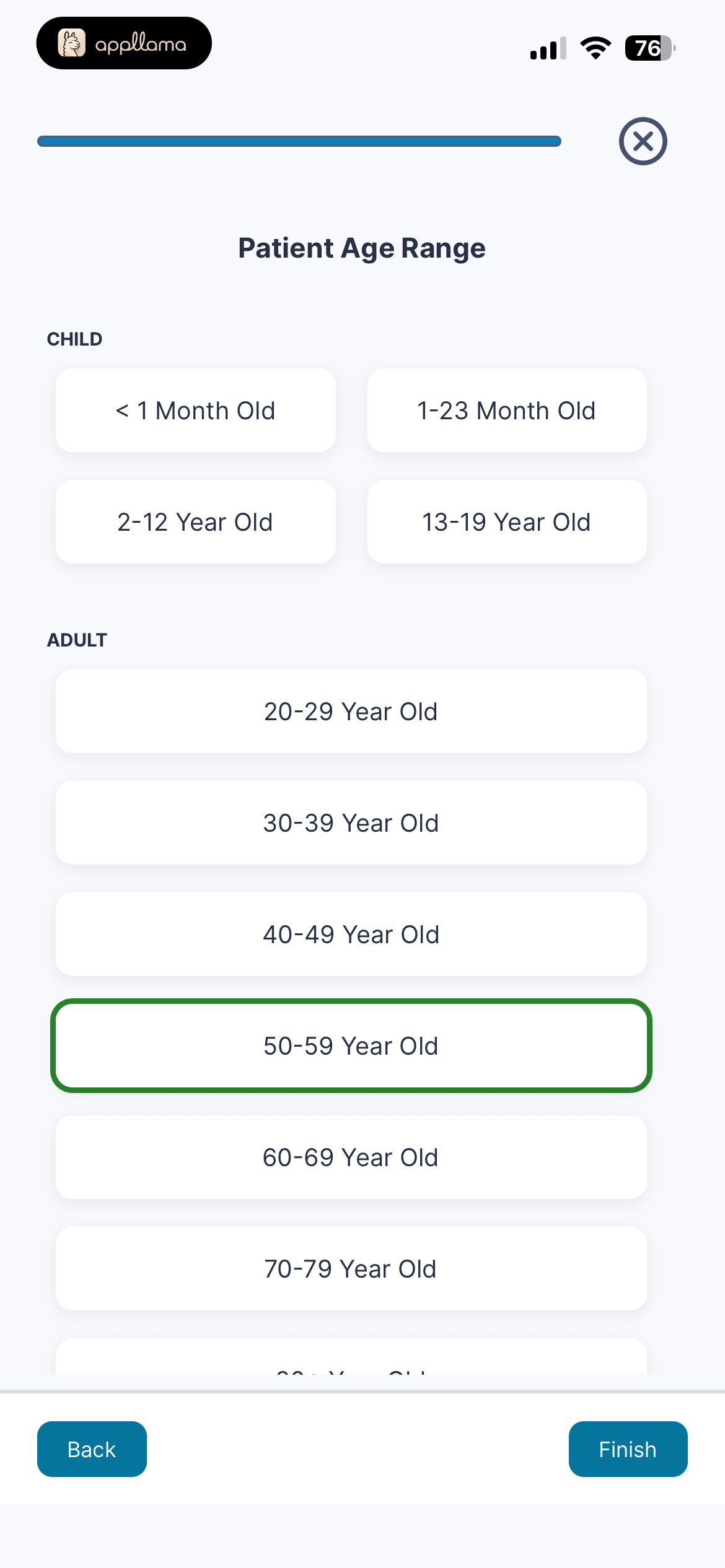 Patient Age Range