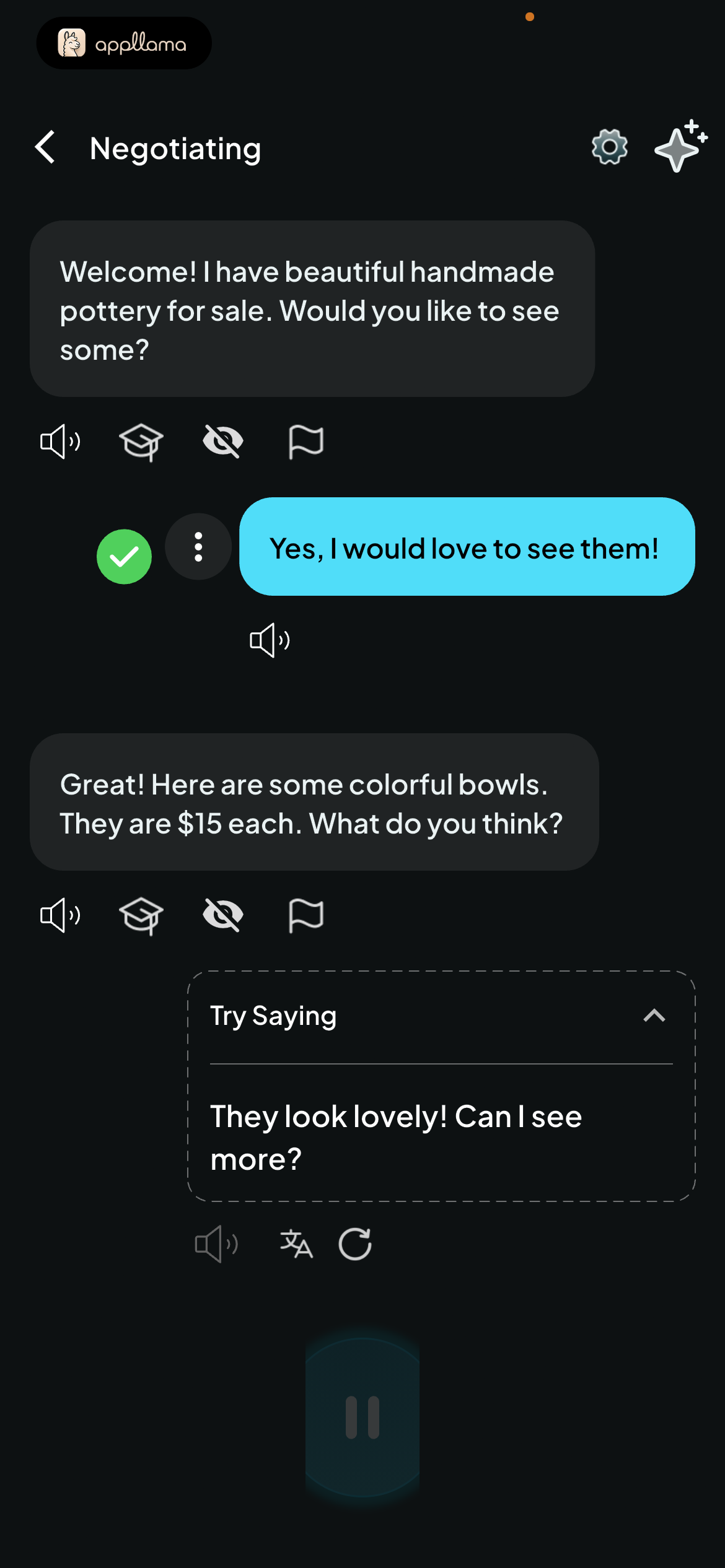 Conversation In Progress