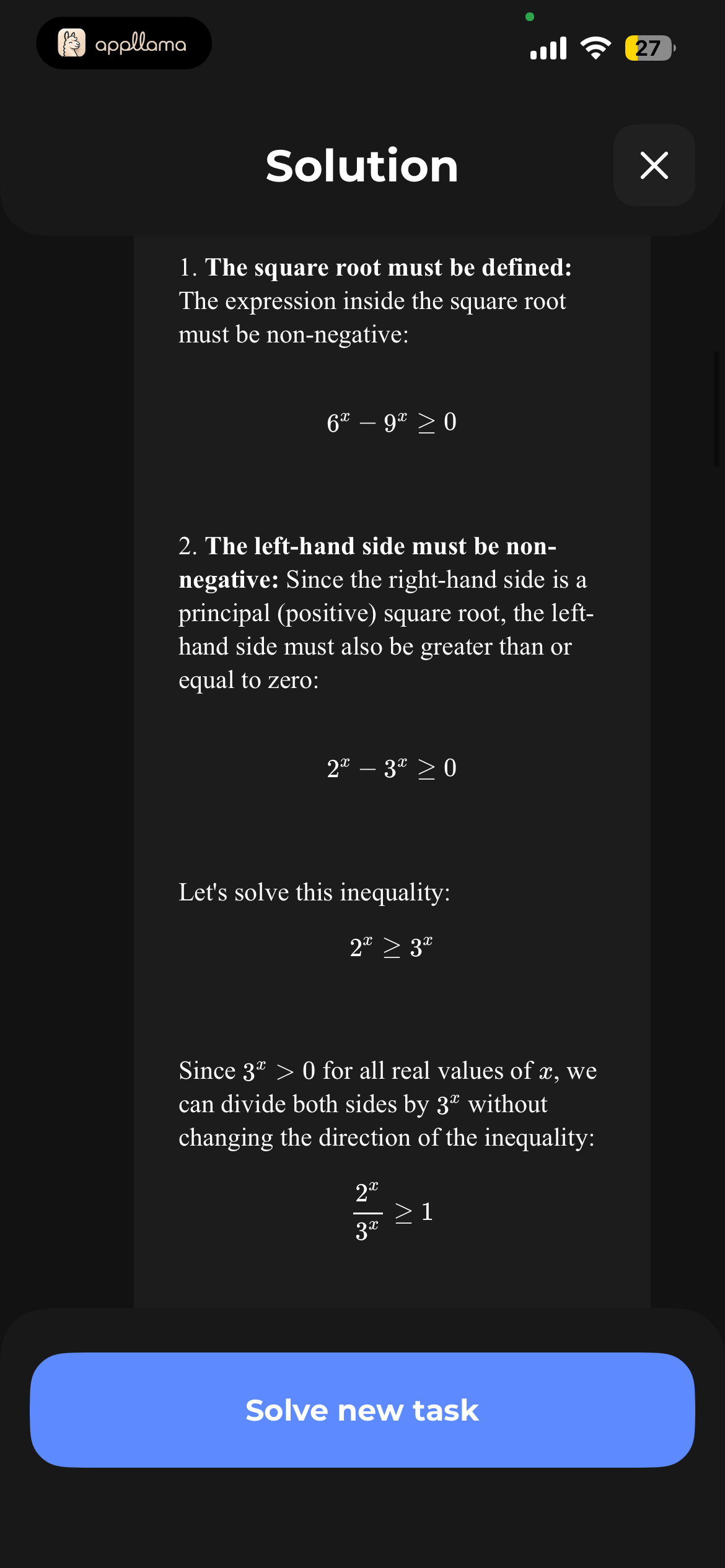 Solution