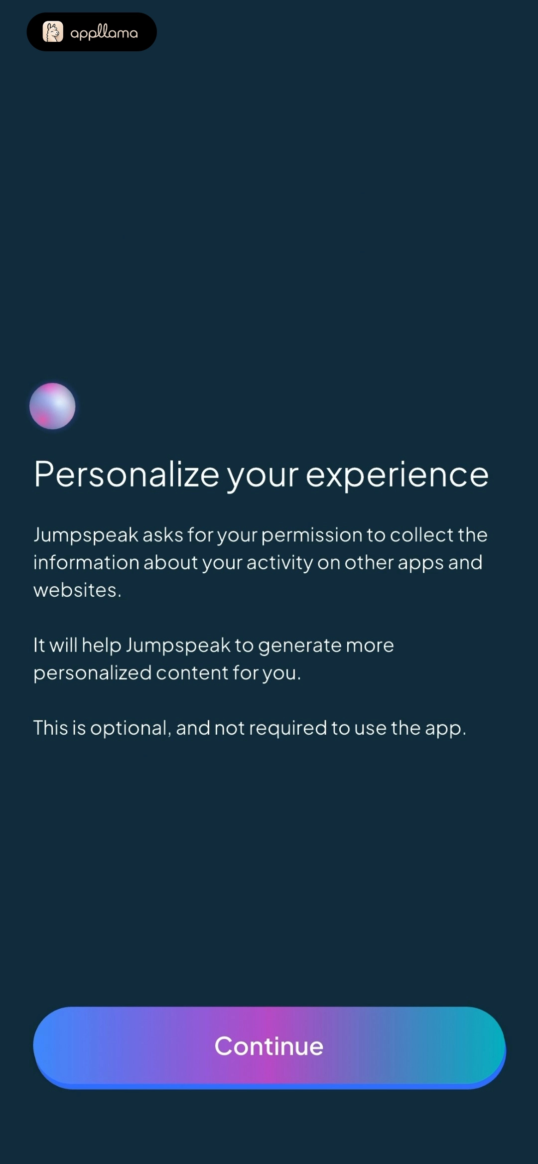 Ad Personalization Info