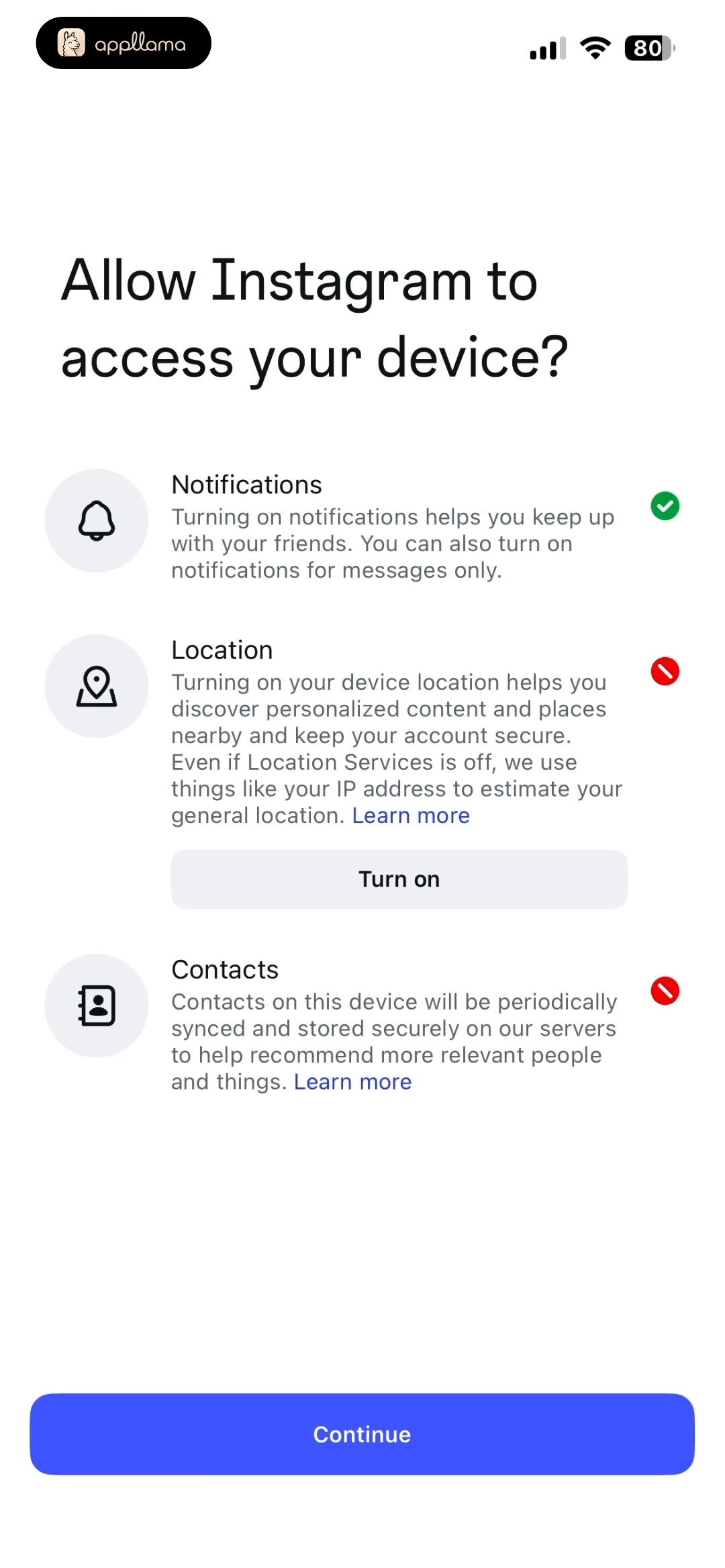 Device Access Status