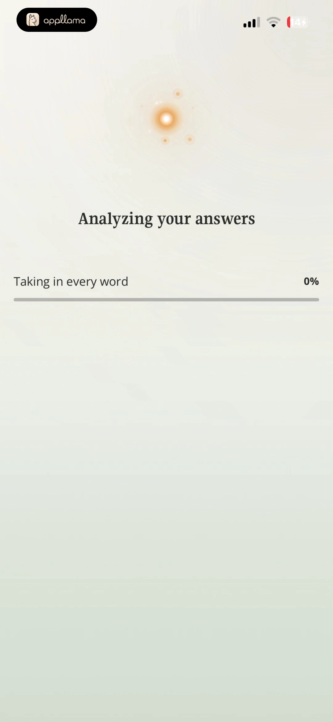 Analysis Progress