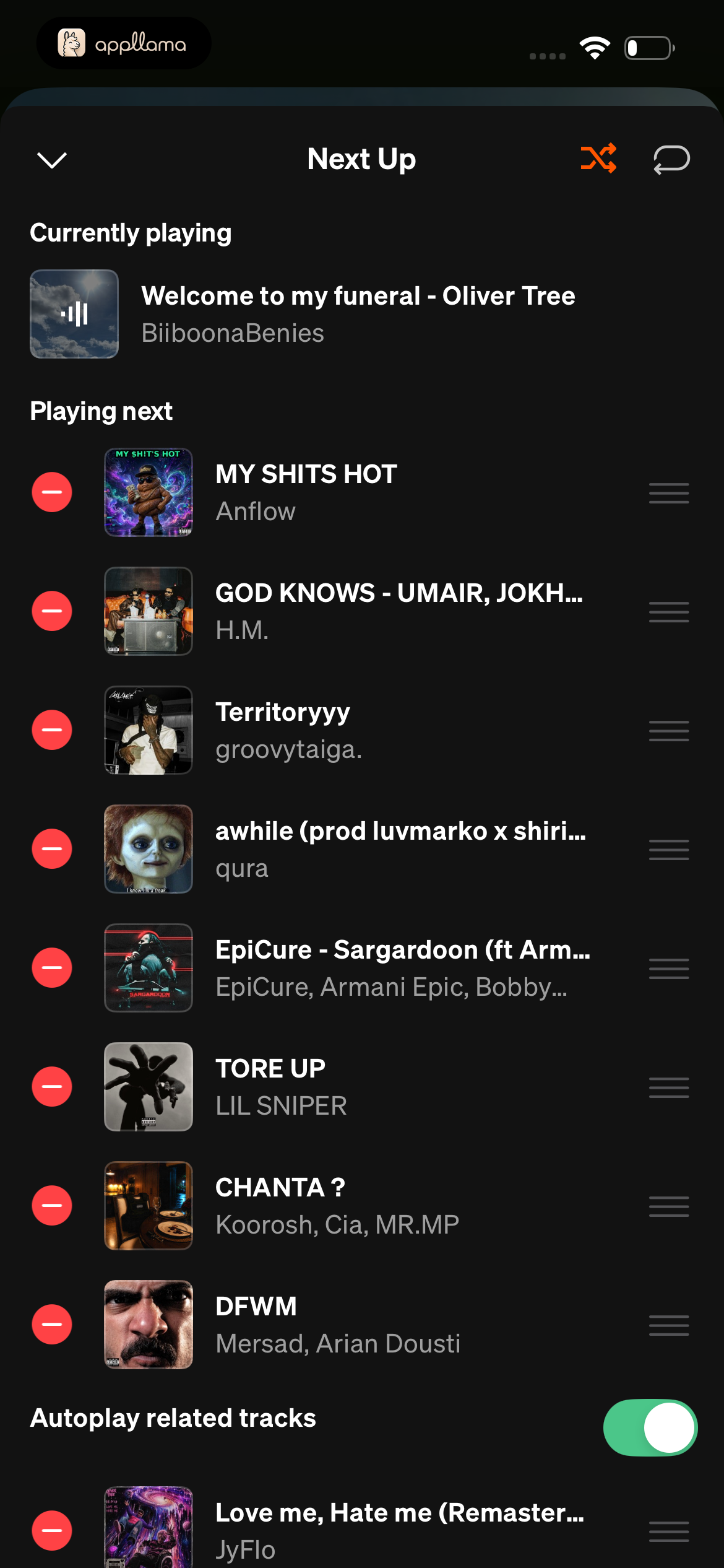 Next Up Queue