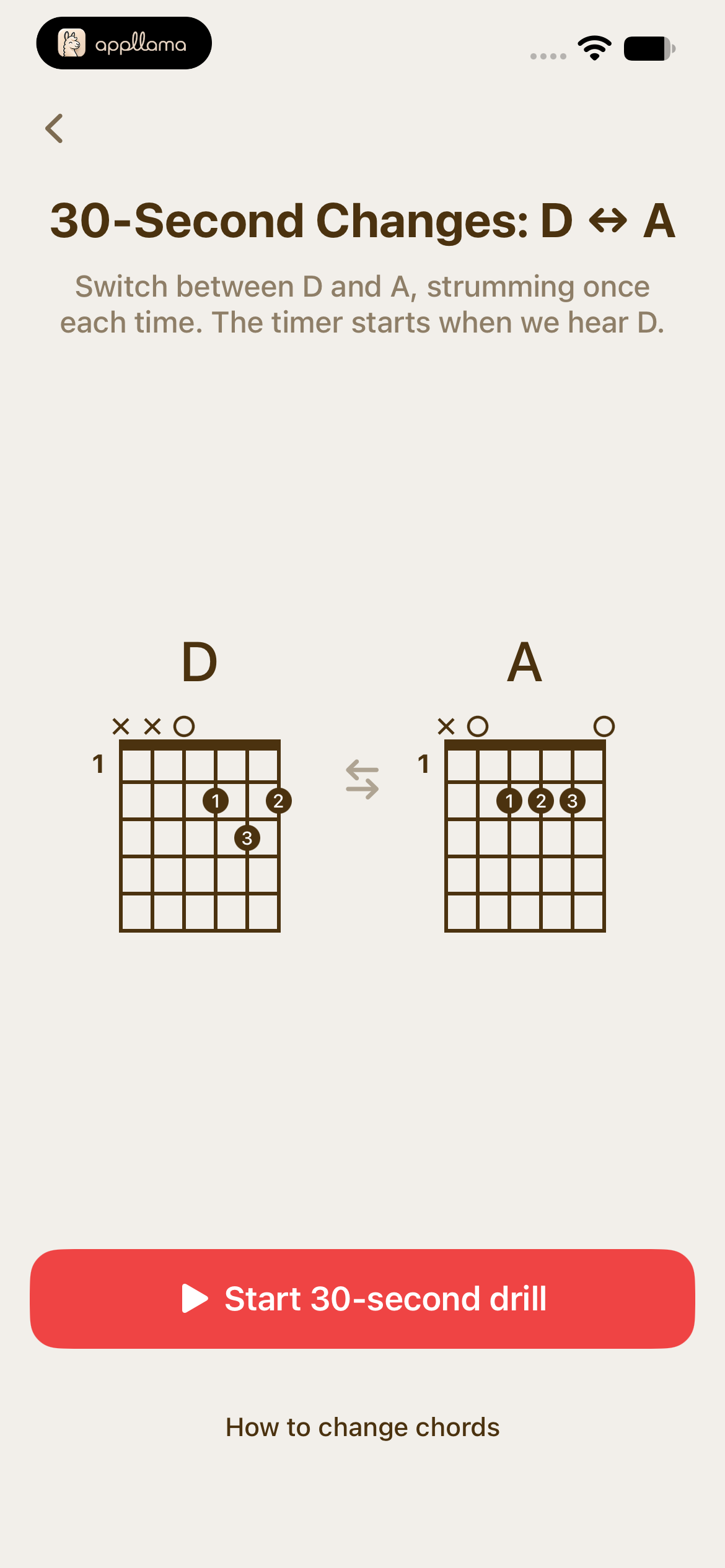 Chord Changes Drill Intro