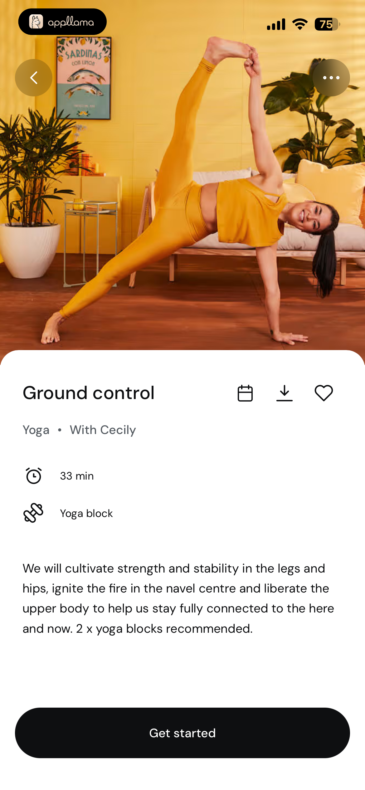 Workout Detail