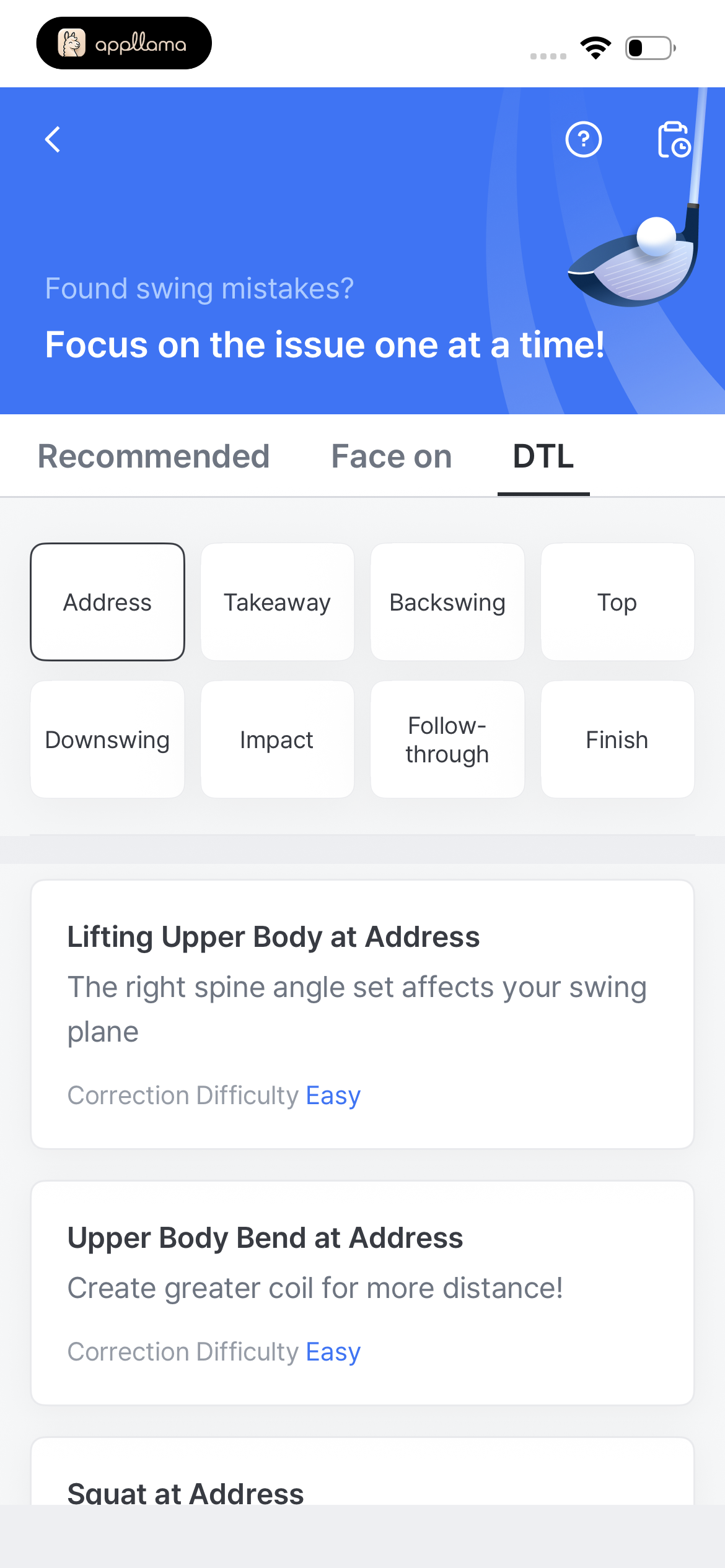 DTL Issue List