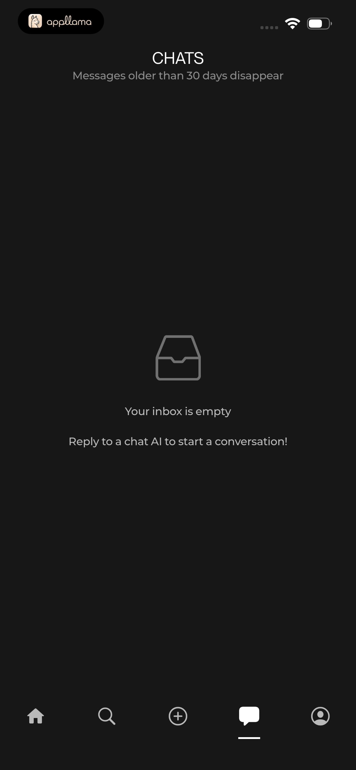 Empty Chat Inbox