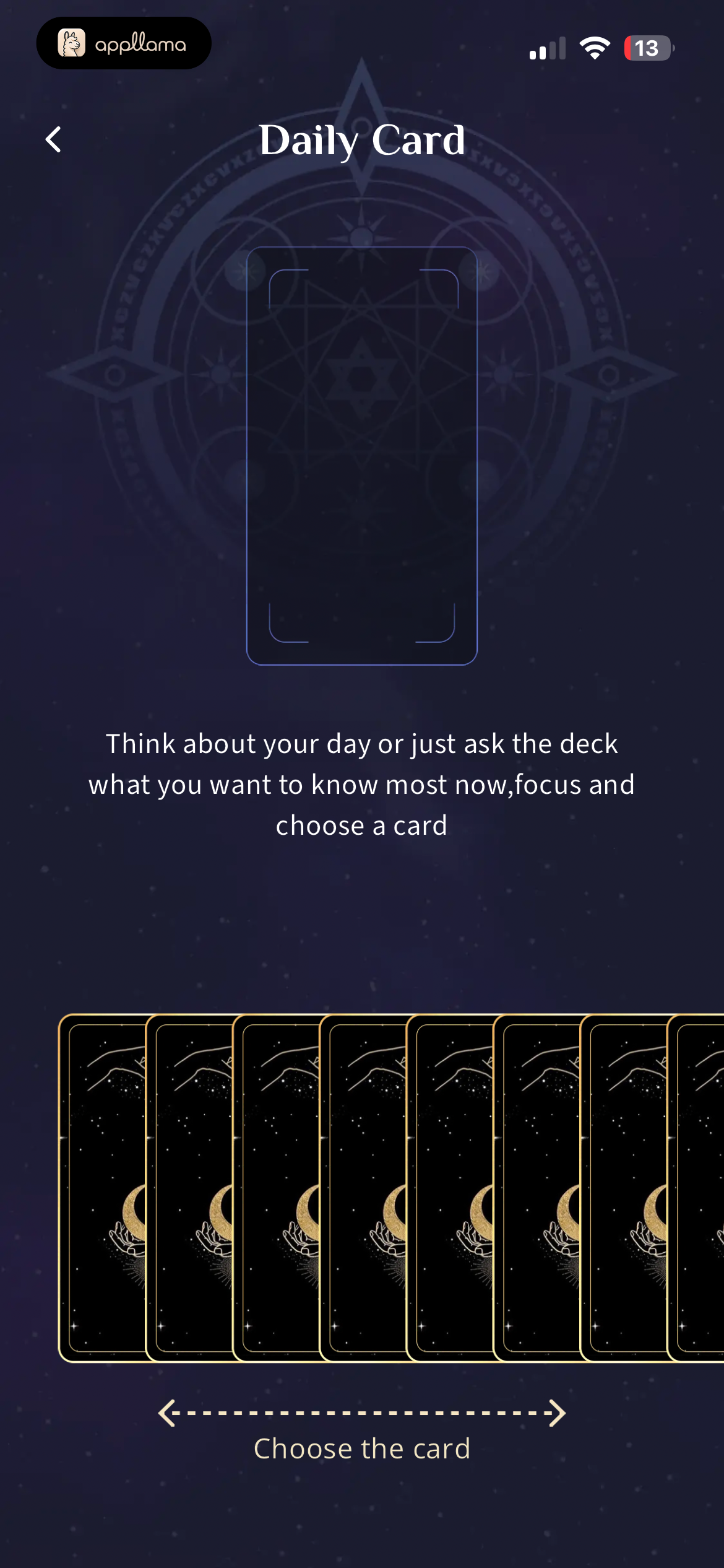 Daily Card Draw