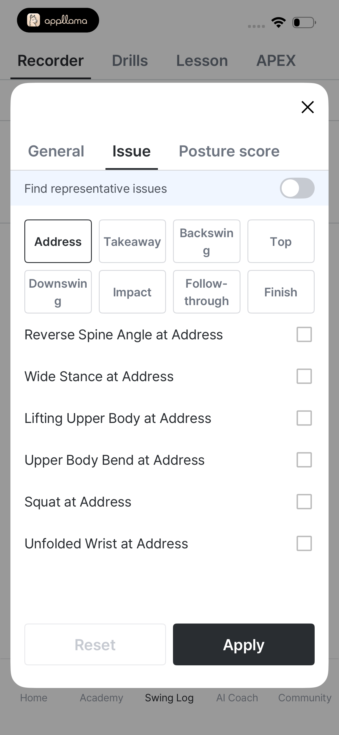 Issue Filter