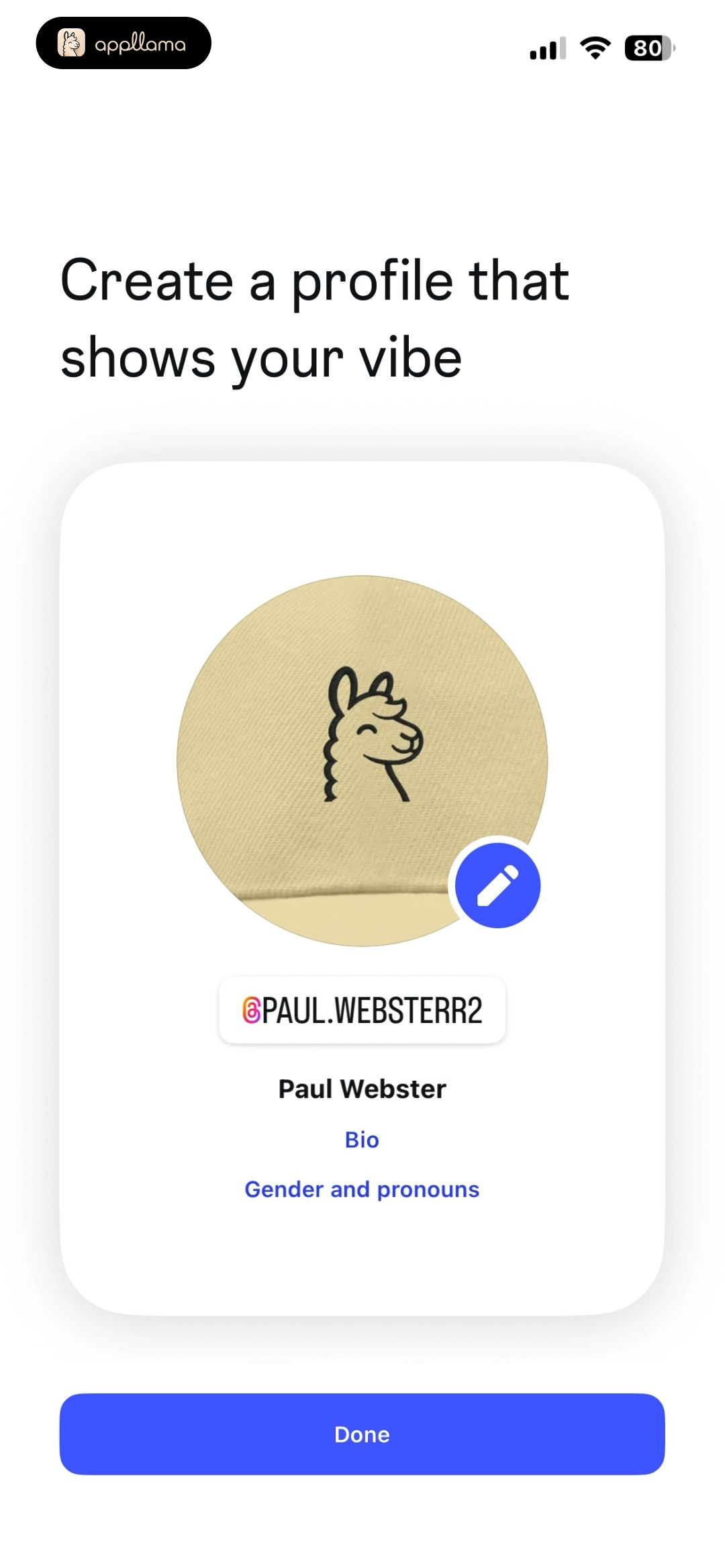 Profile Preview - Photo