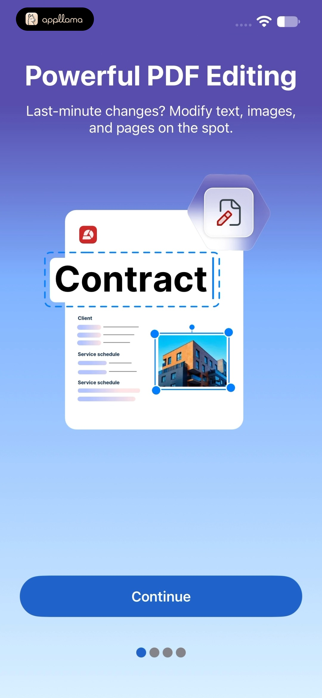 PDF Editing Onboarding