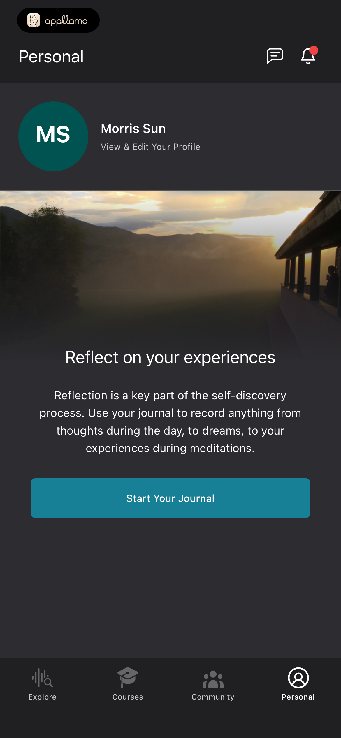 Personal Journal Intro