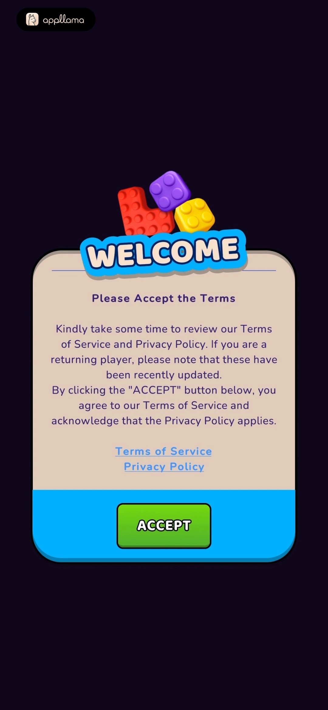 Terms Acceptance