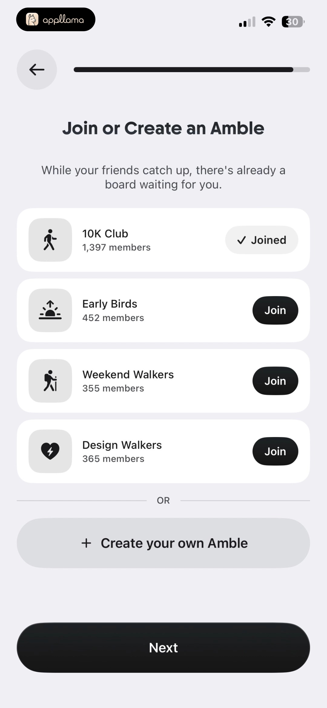 Join Or Create Community