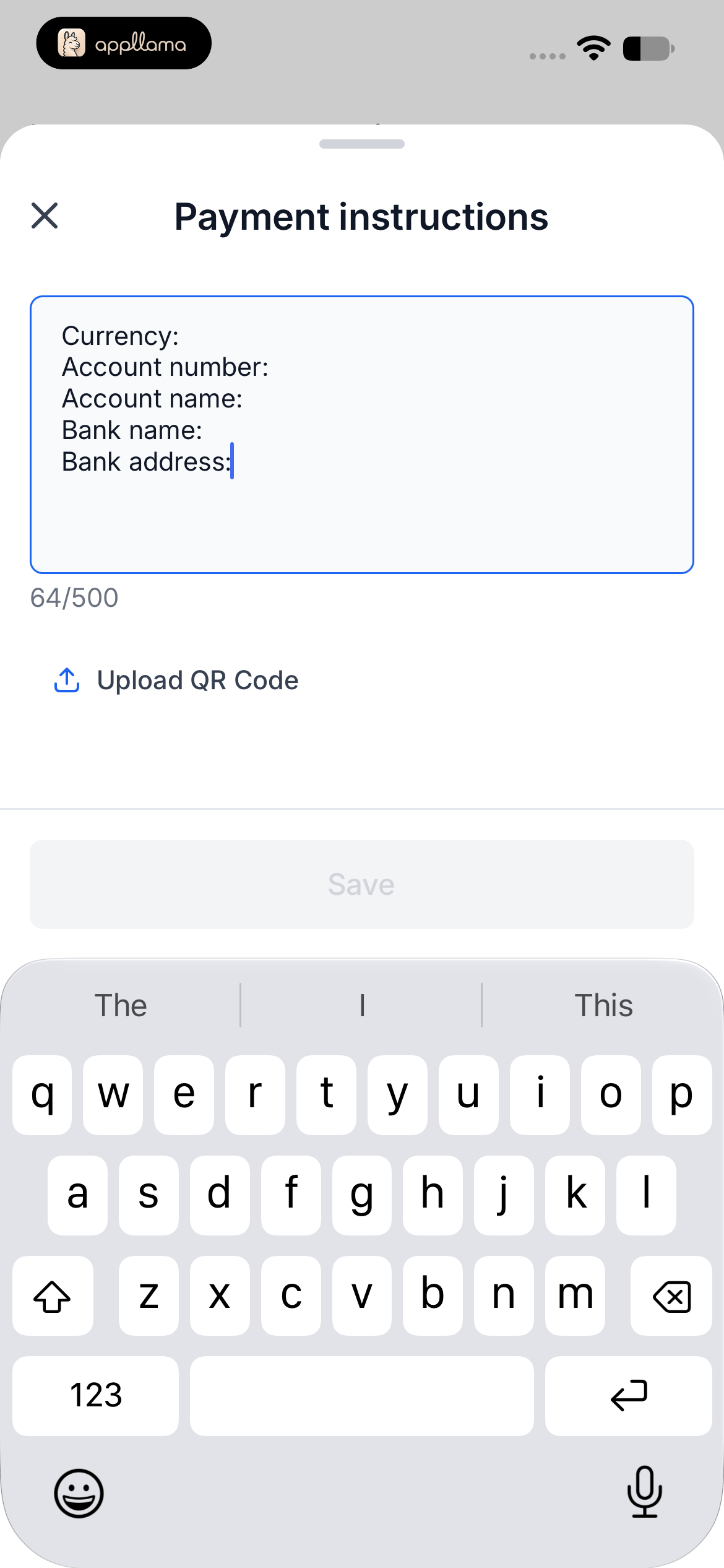 Payment Instructions