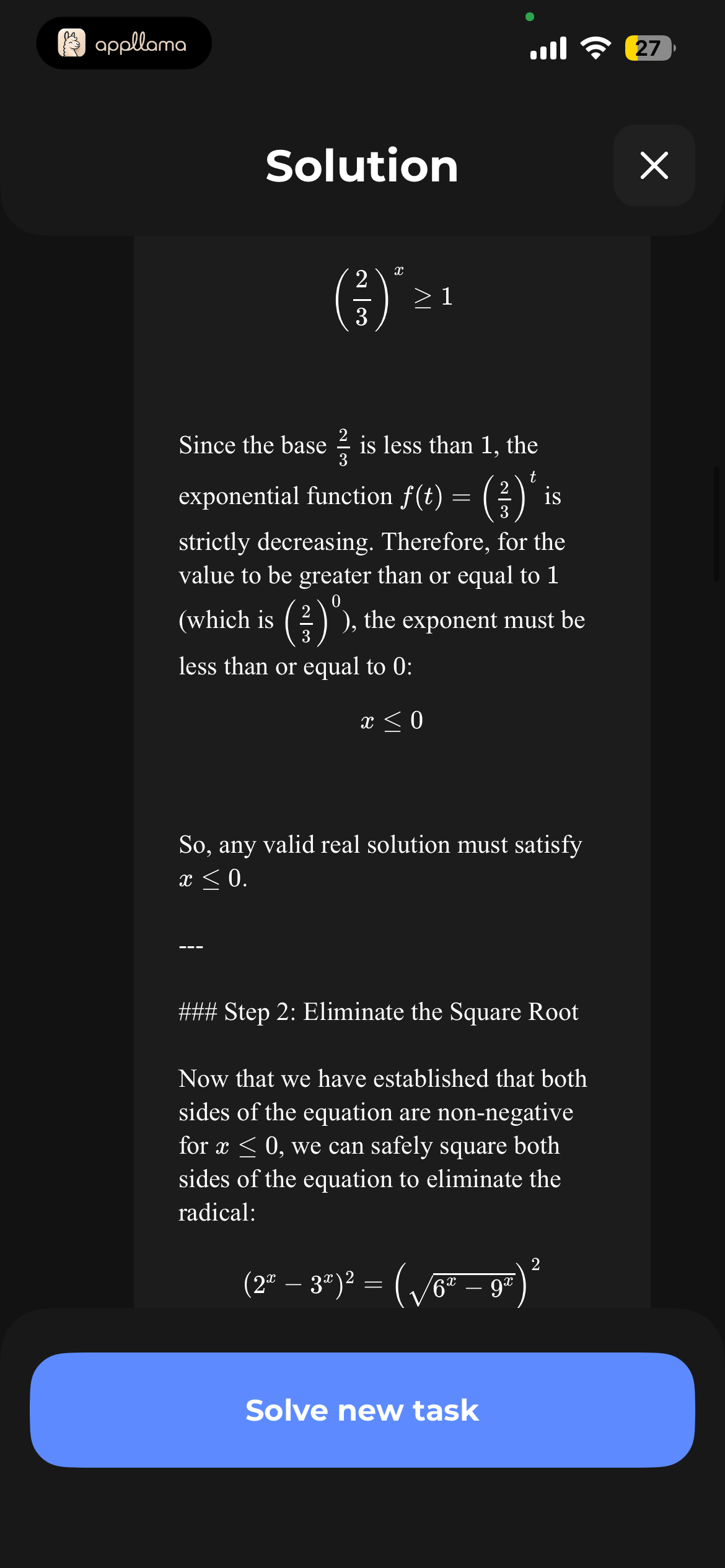 Solution