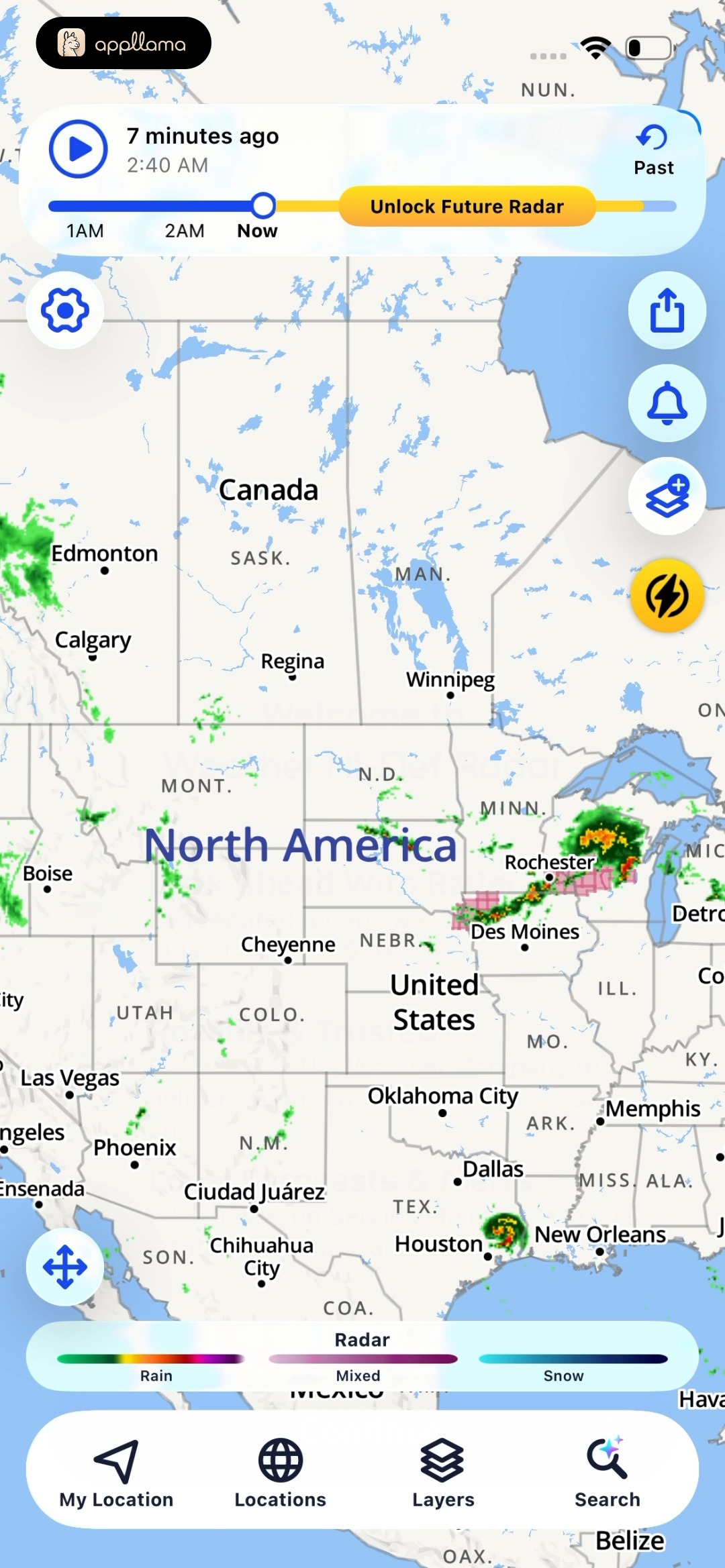 Radar Map Home