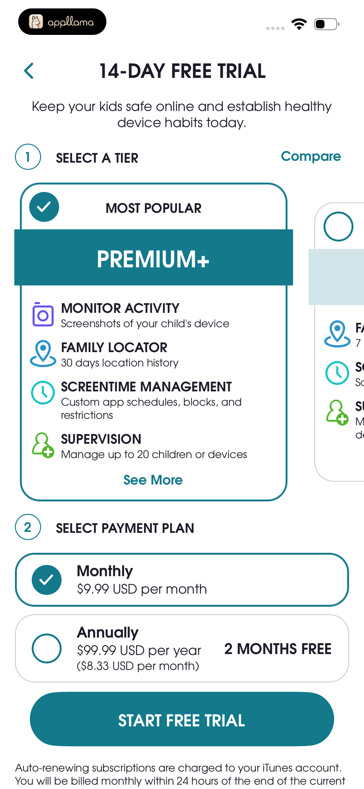 Premium+ Trial Offer