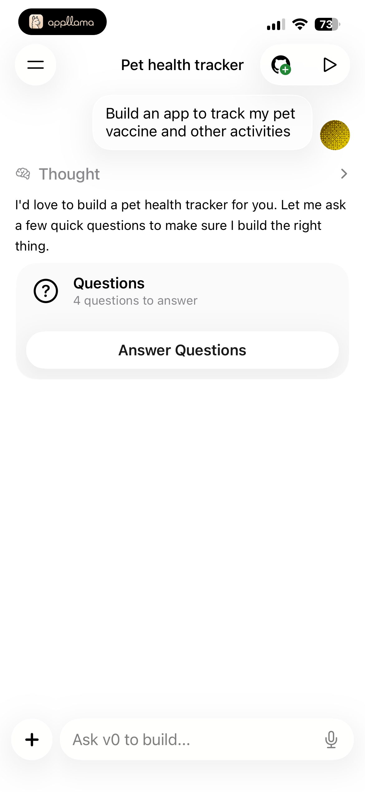 Builder Clarification