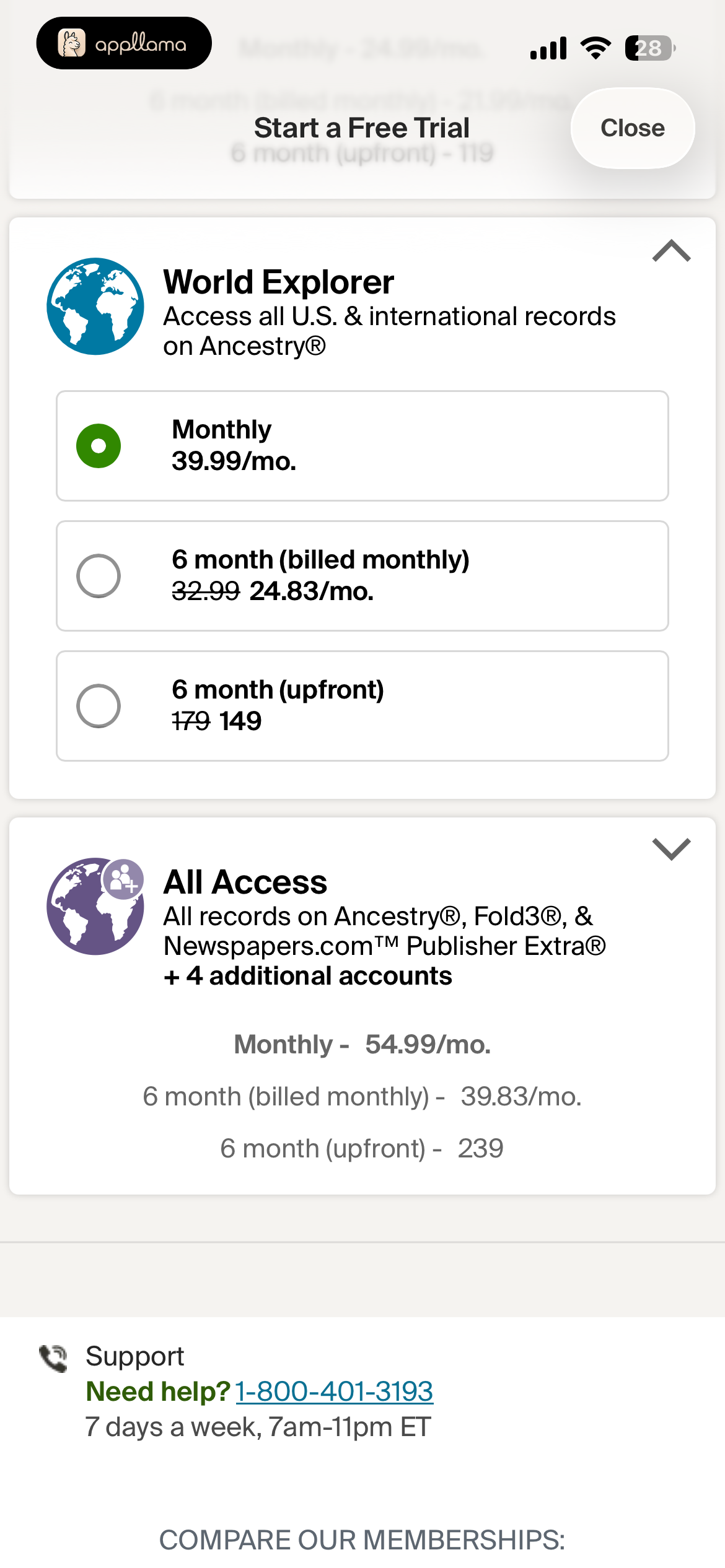 World Explorer Plan
