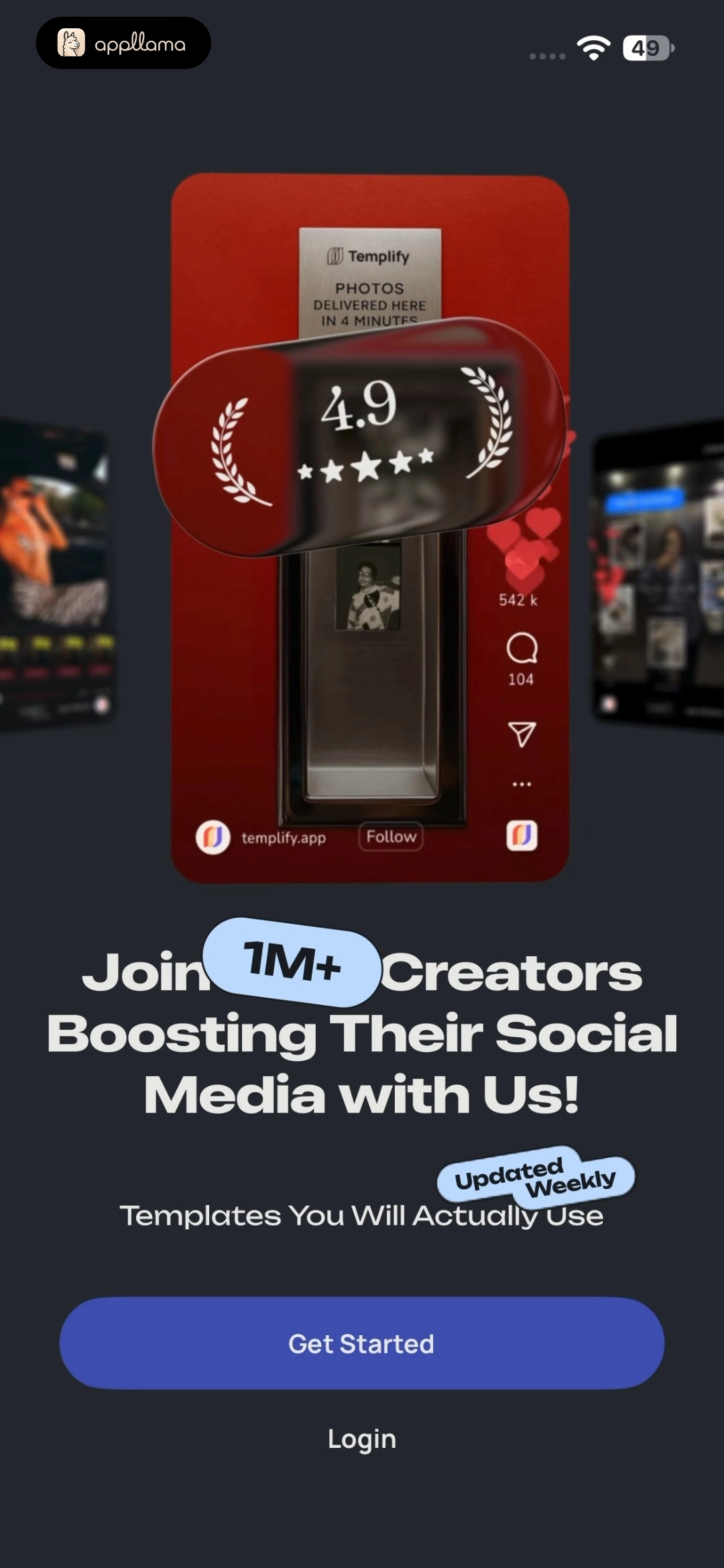 Welcome Screen