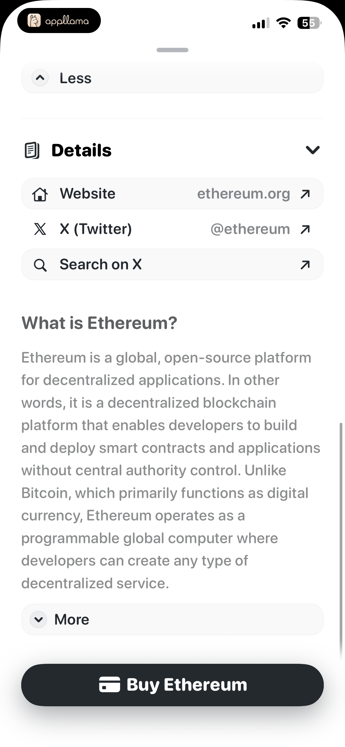 Ethereum Information