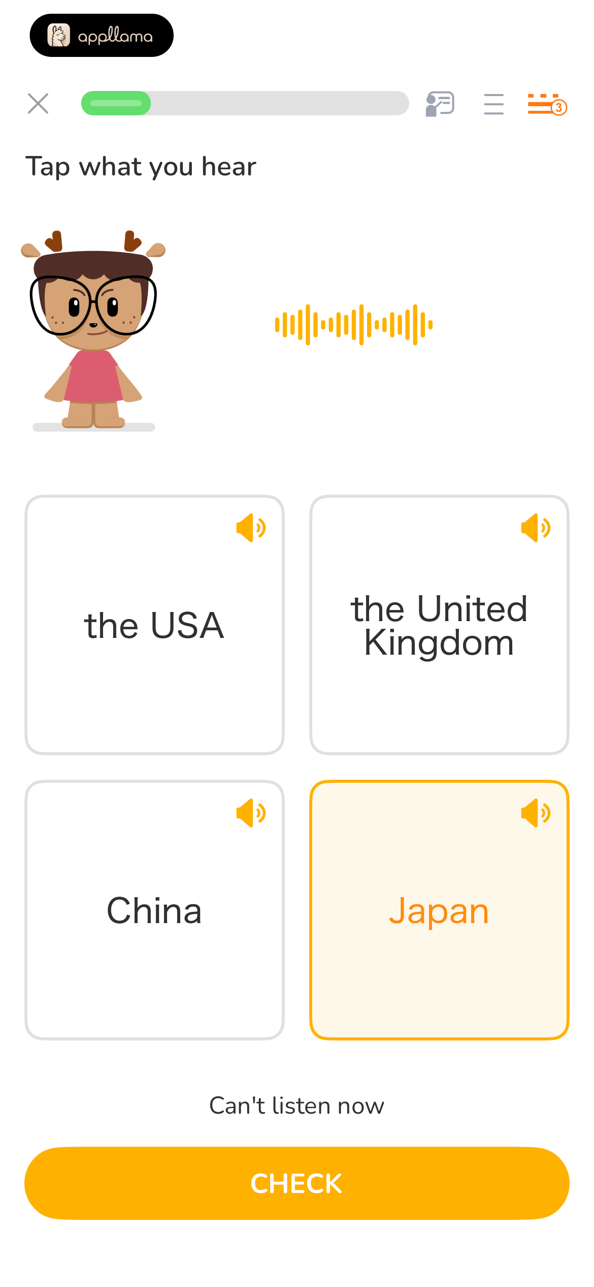 Listening Quiz