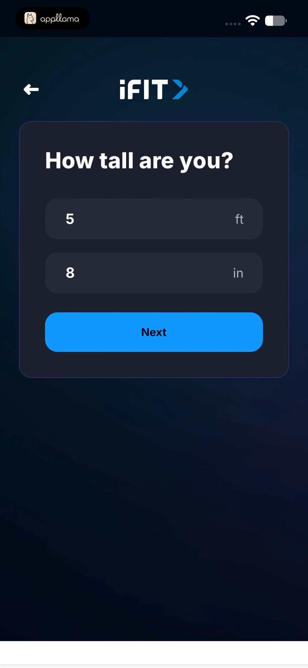 Height Entry
