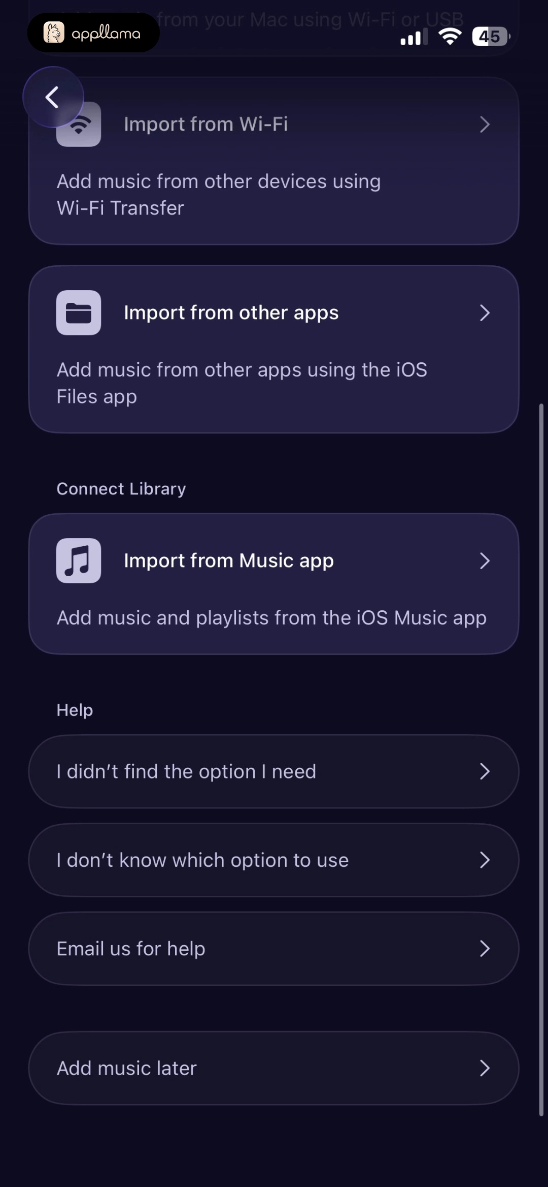Library Setup