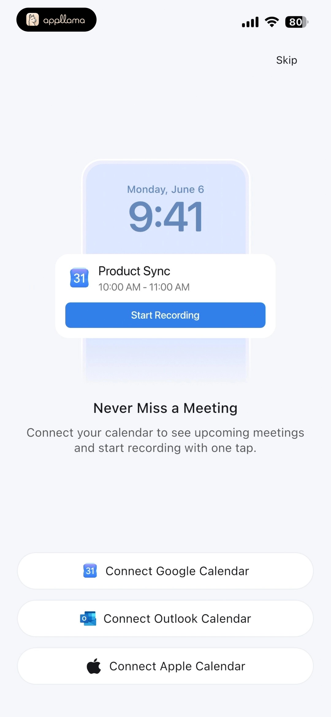 Connect Calendar