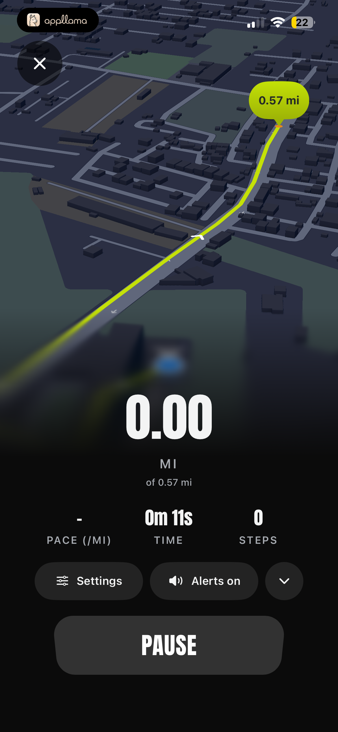 Paused Workout