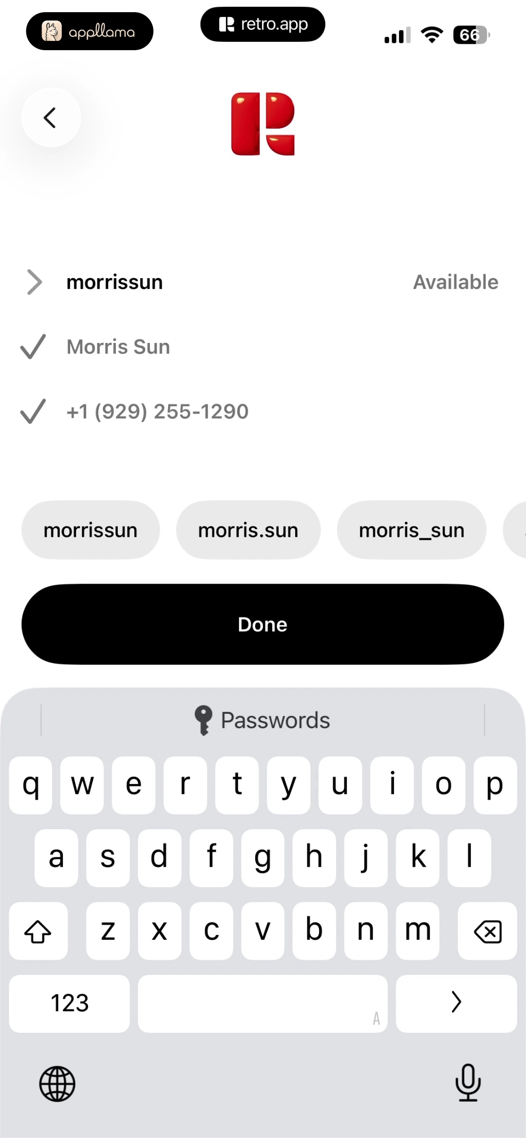 Username Setup