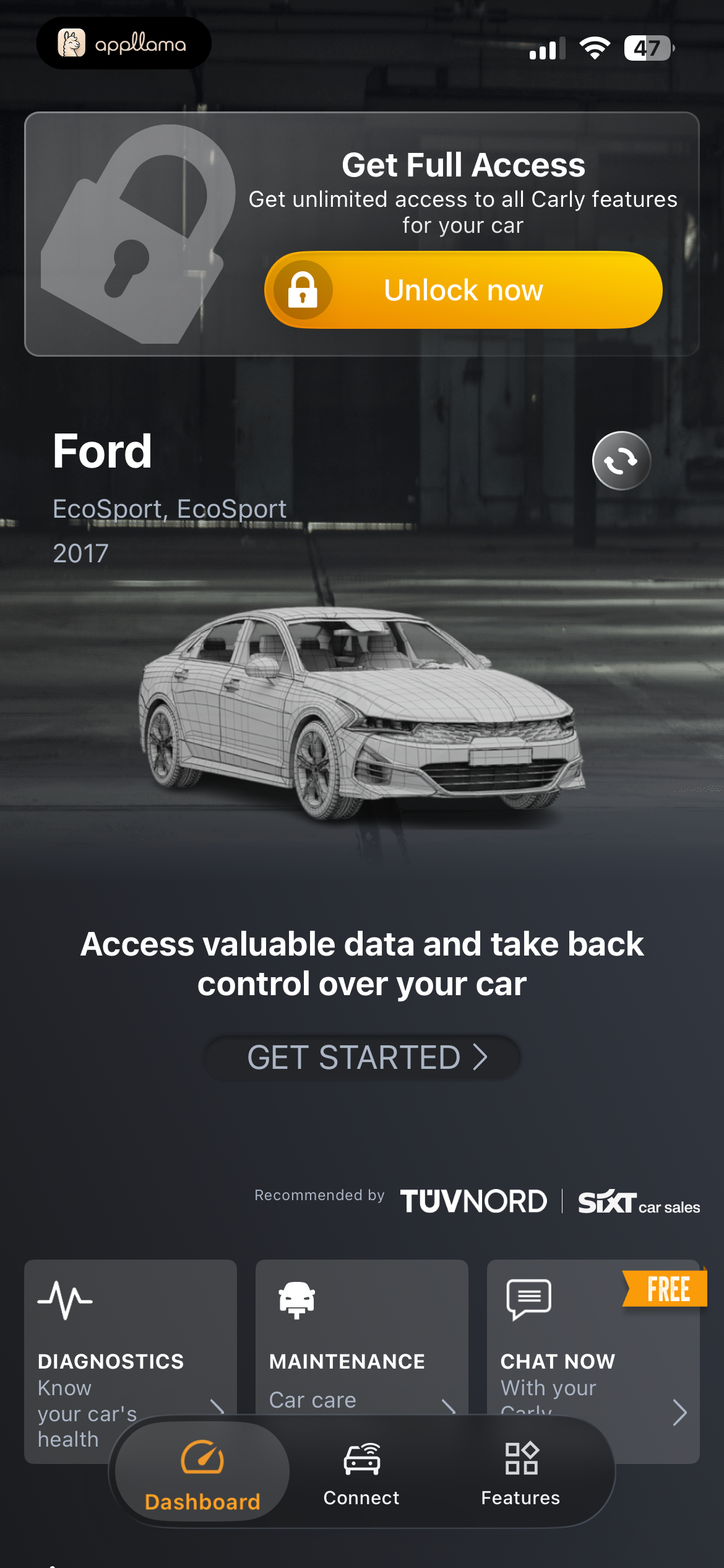 Garage Dashboard
