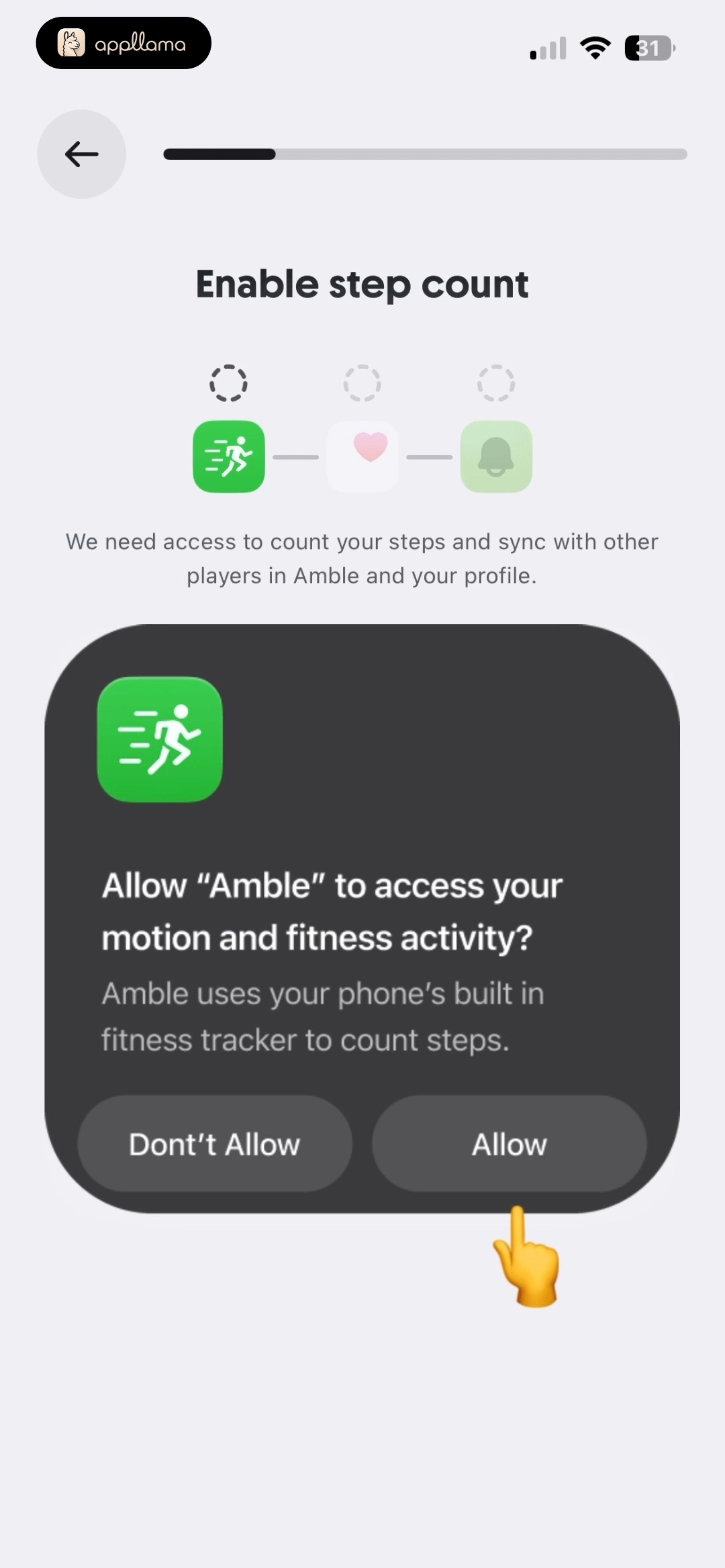 Motion Access Permission