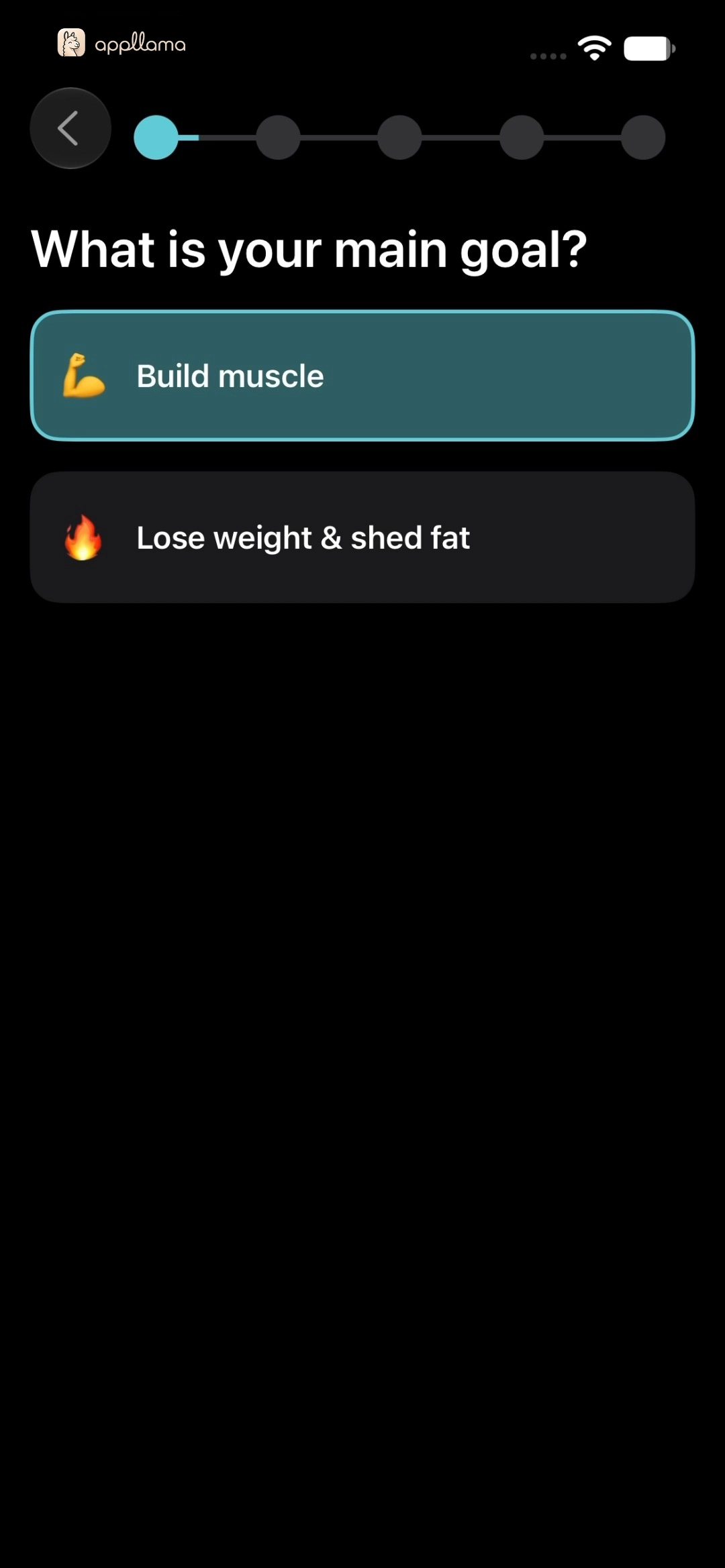 Primary Fitness Goal