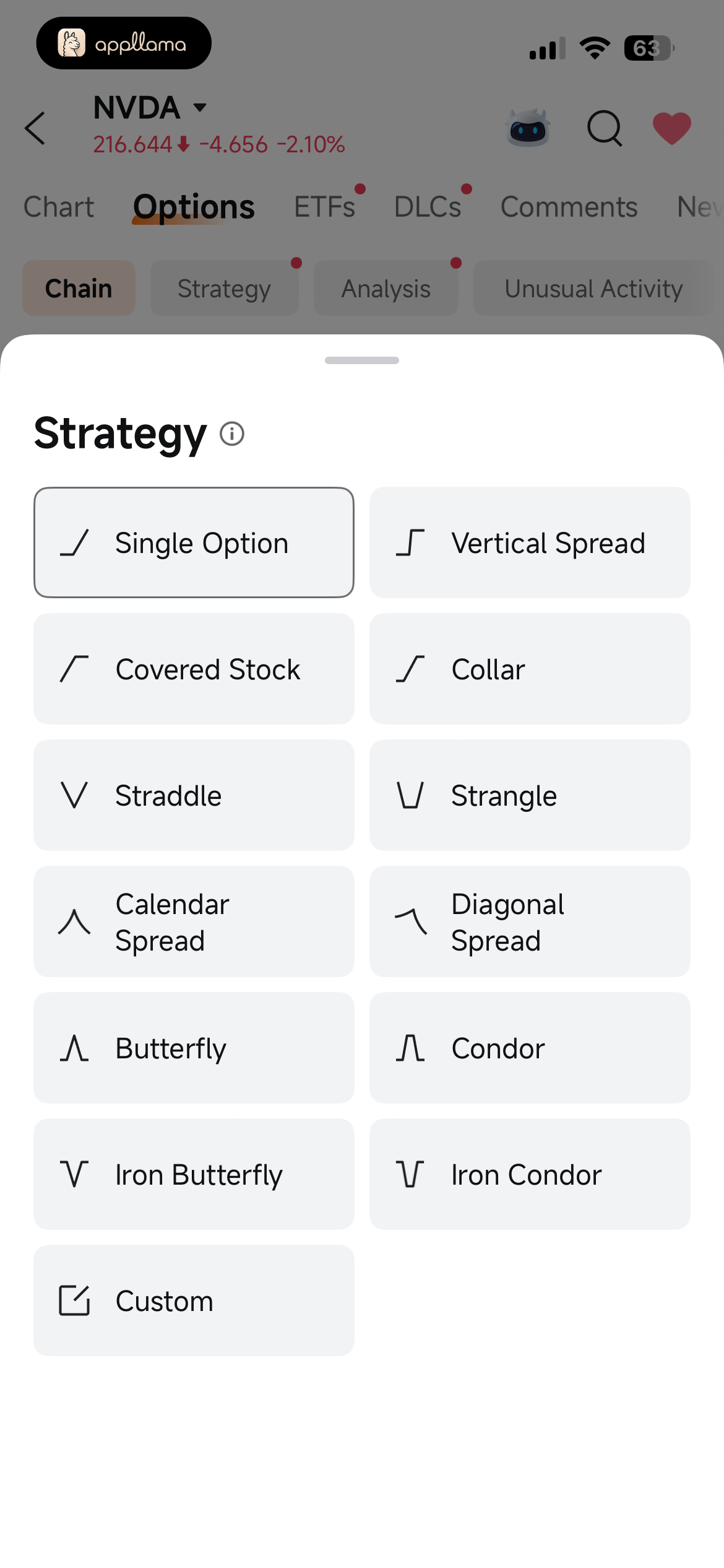 Options Strategy Picker
