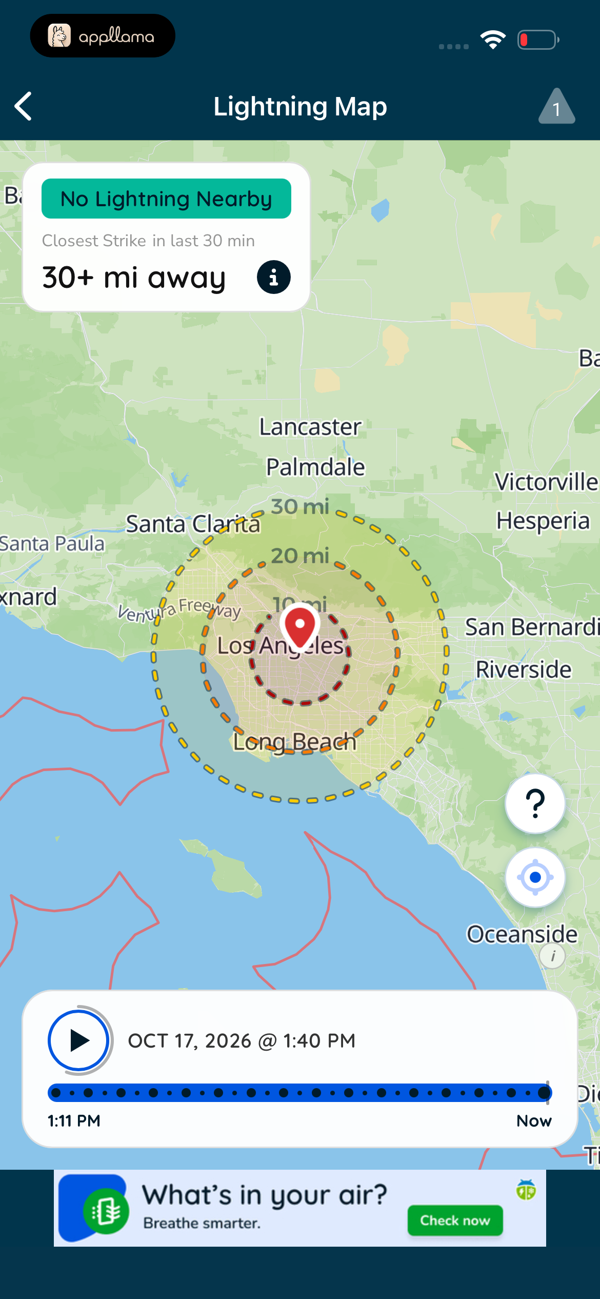 Lightning Map