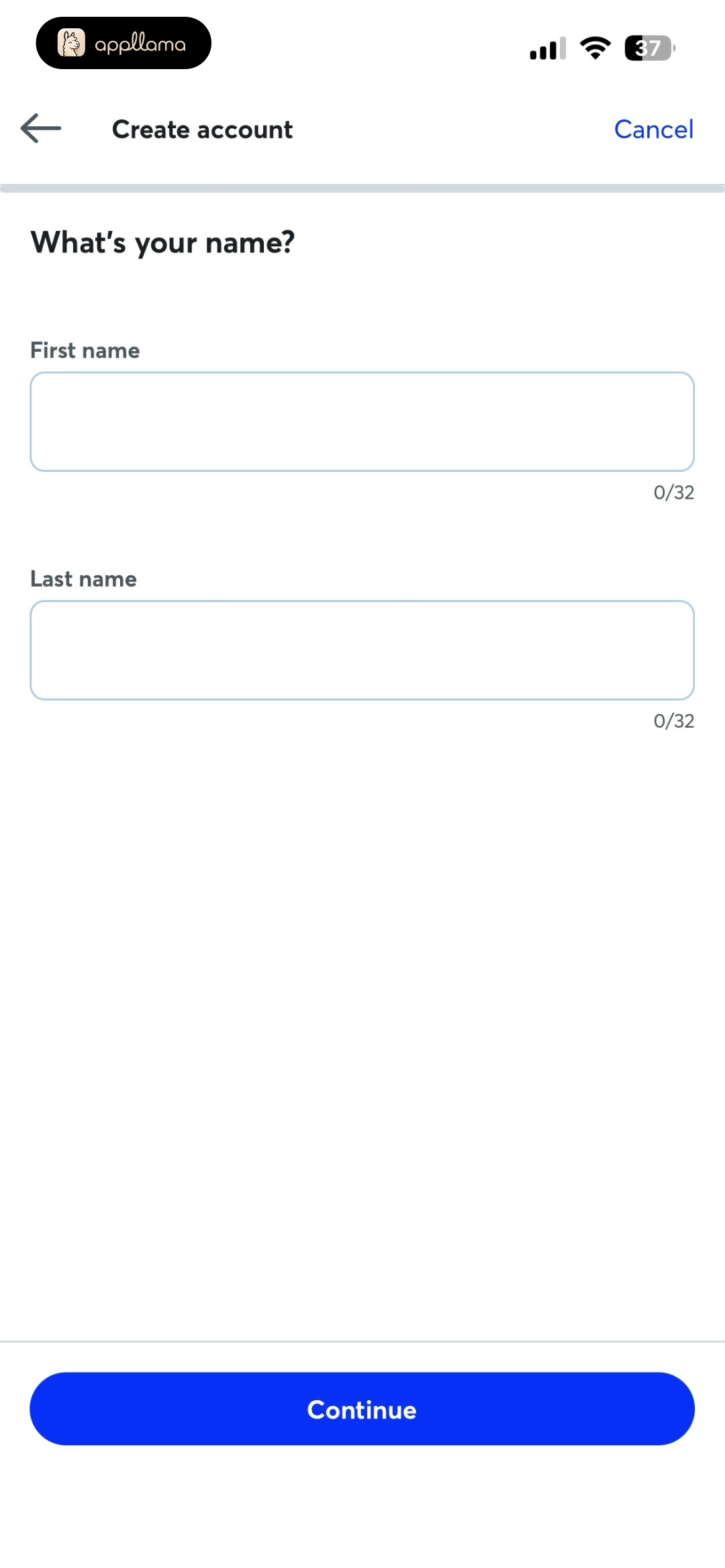 Name Entry