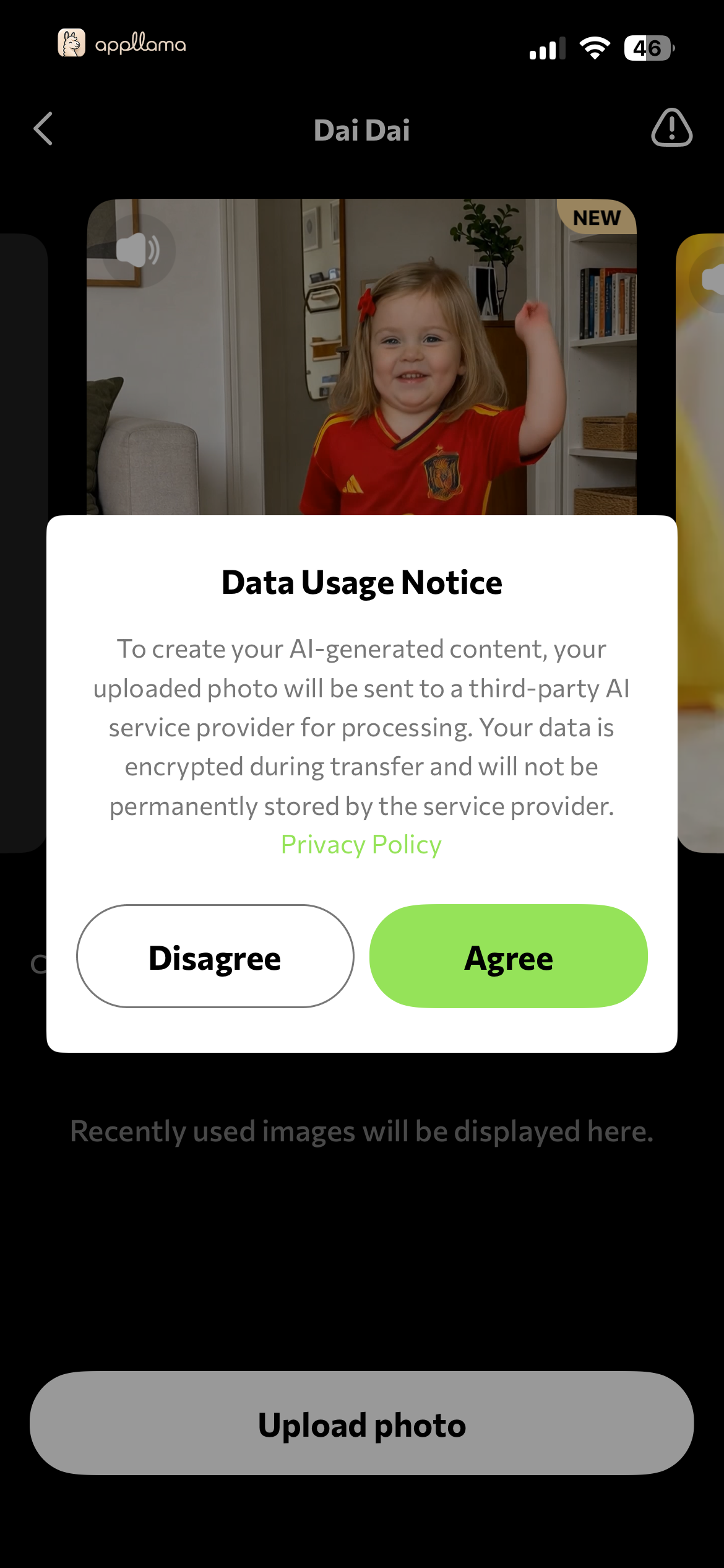 Data Usage Notice