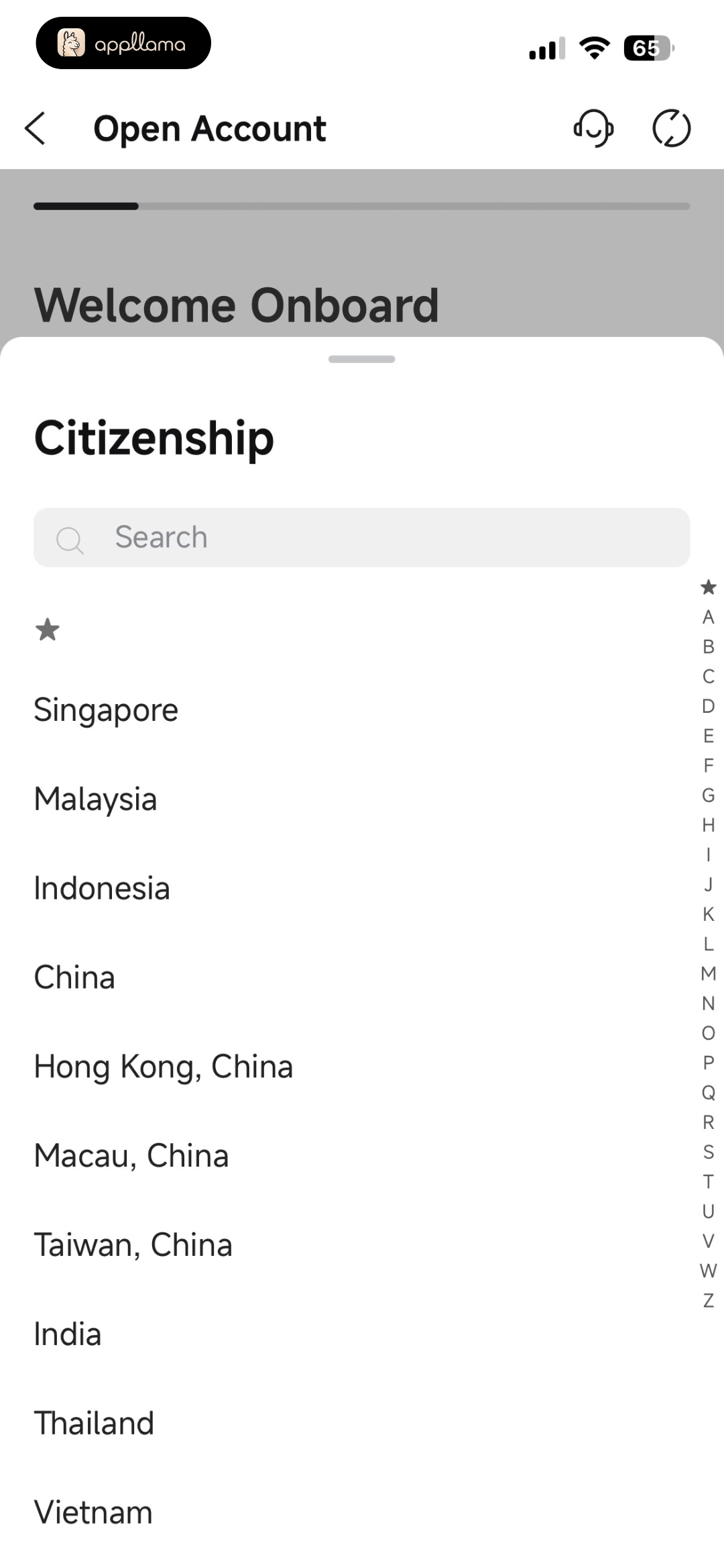 Citizenship Picker