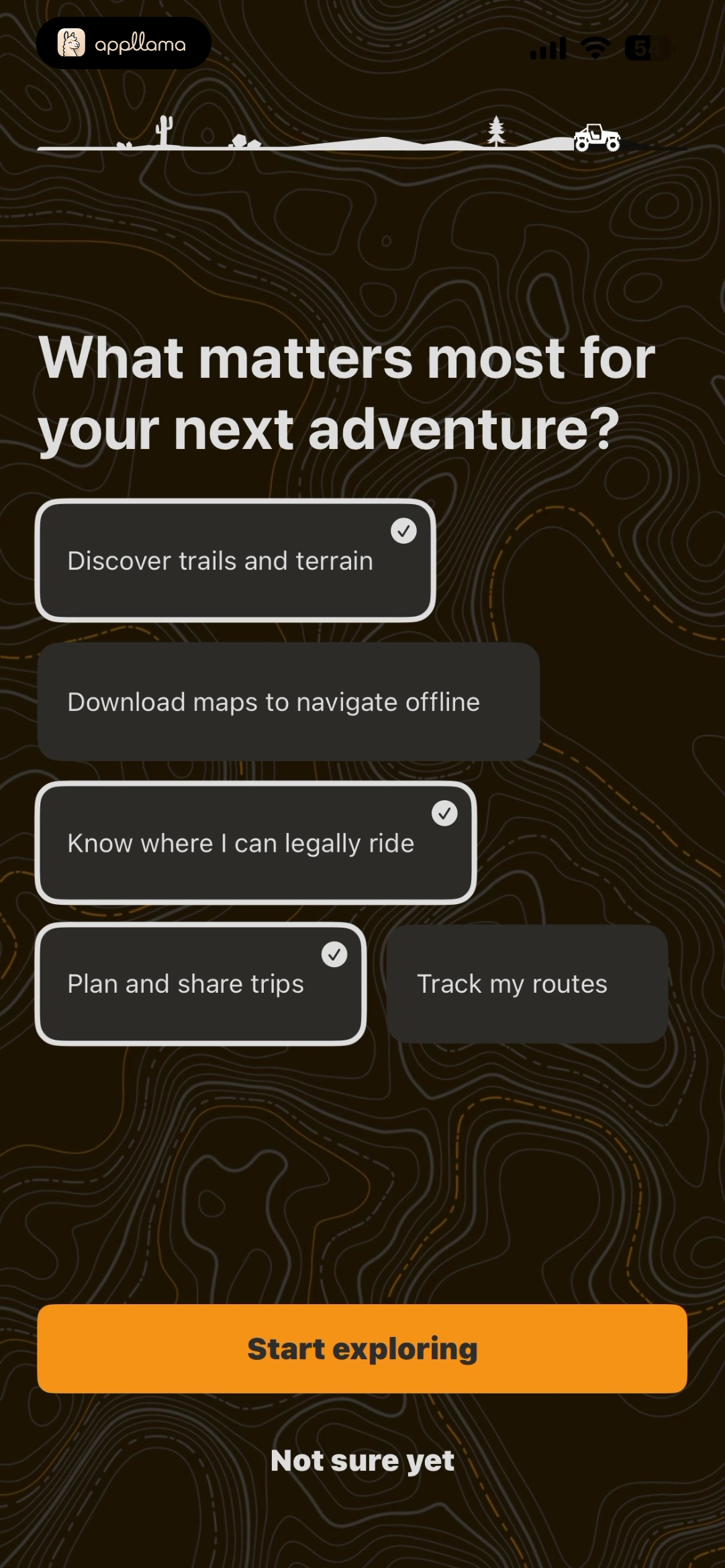 Adventure Preferences