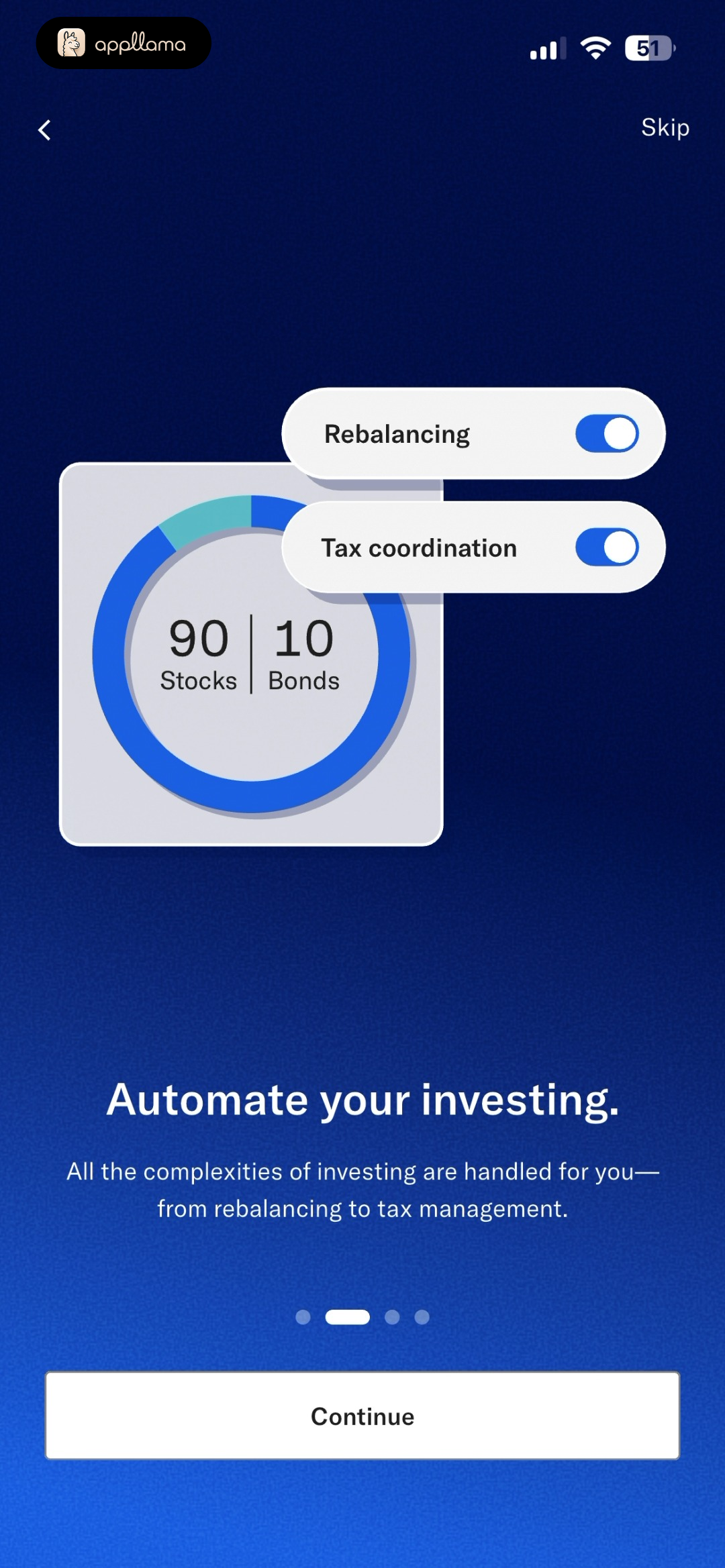 Automated Investing Onboarding